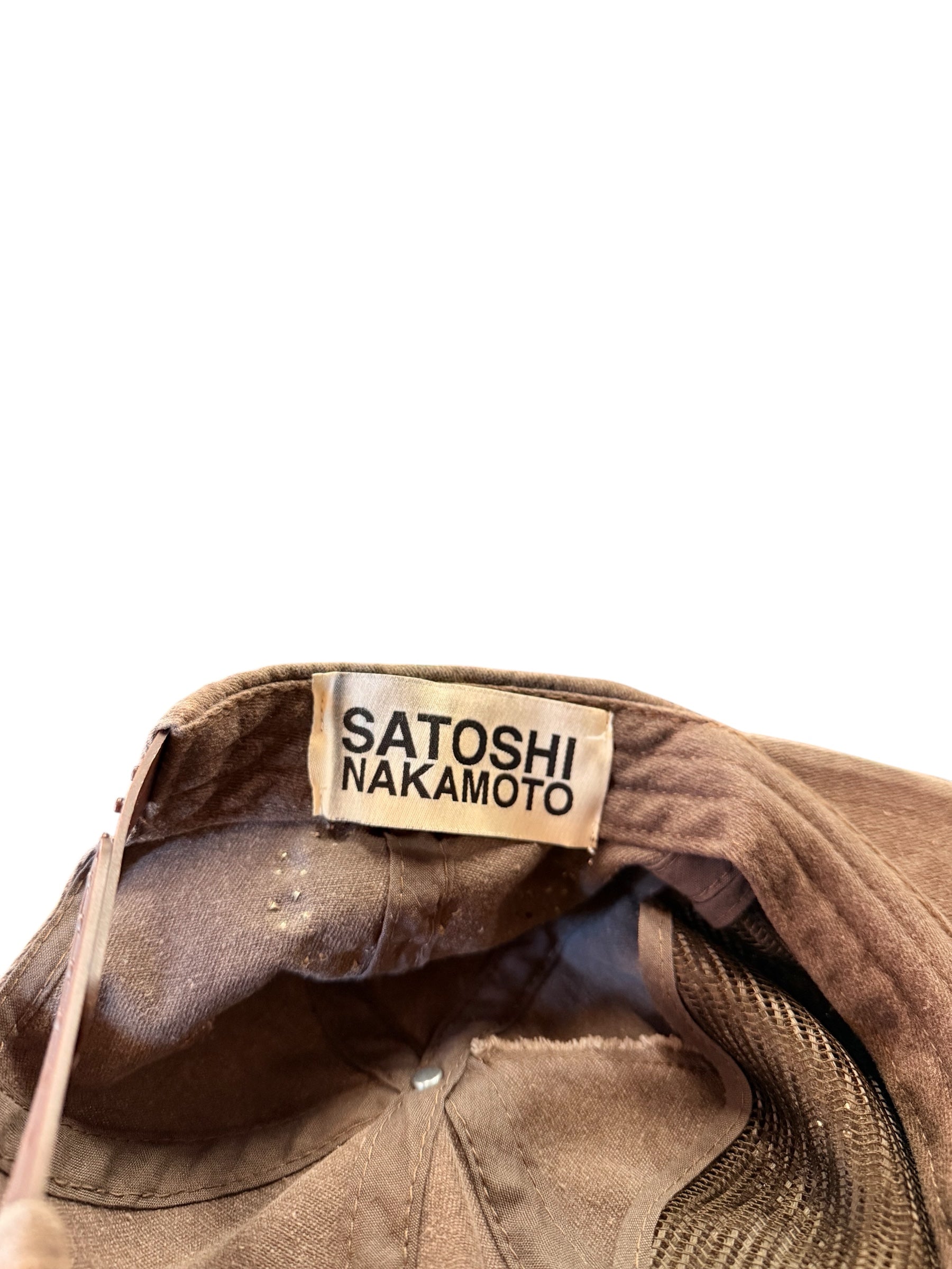 Satoshi Nakamoto Studded Peace Hat