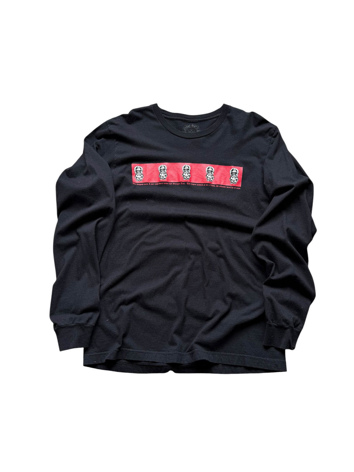 Chrome Heart Foti Red Bar Long Sleeve