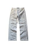 SP5DER White Trompe L’oeil Double Knee Jeans