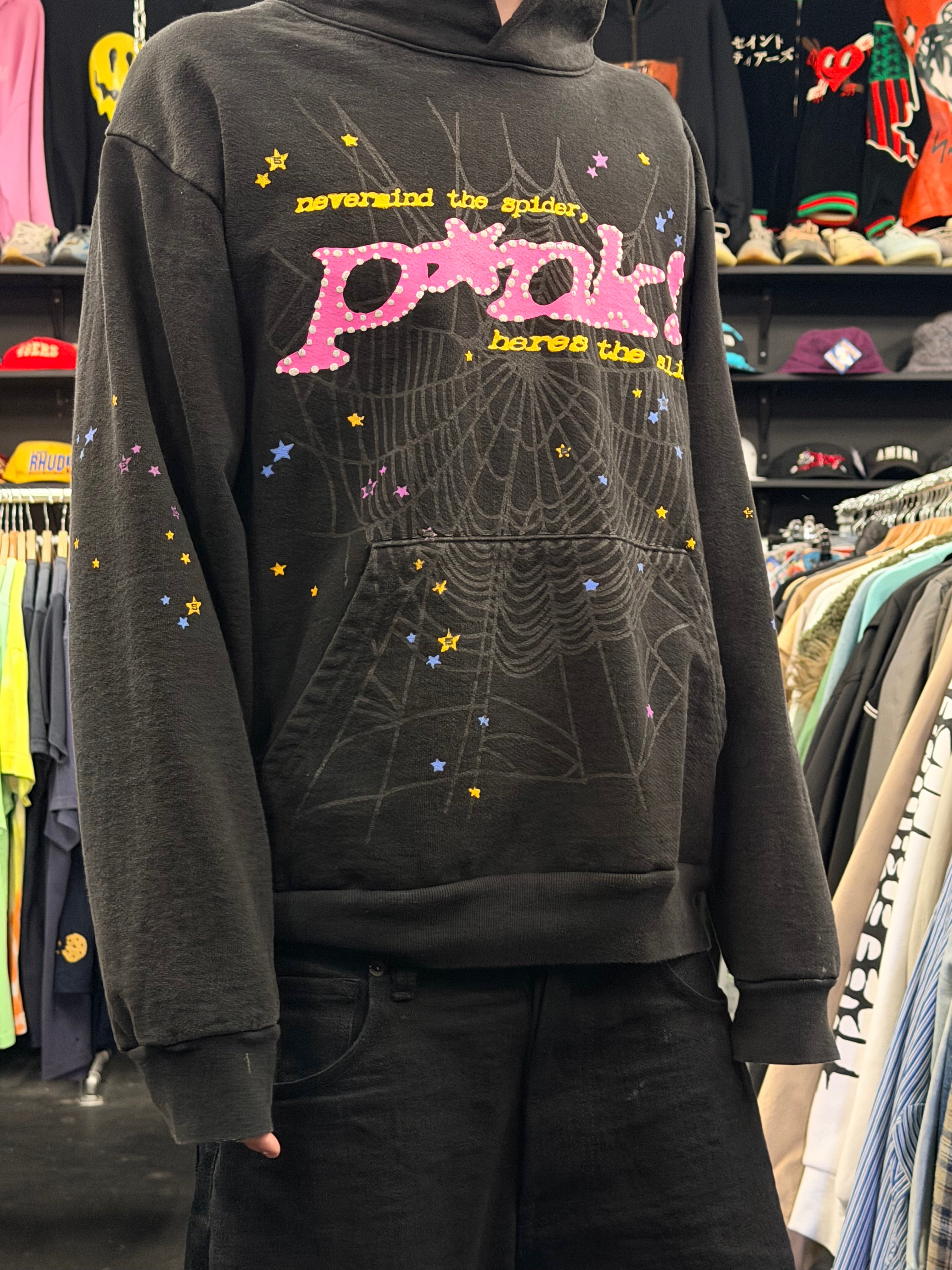 Pink Spyder Hoodie