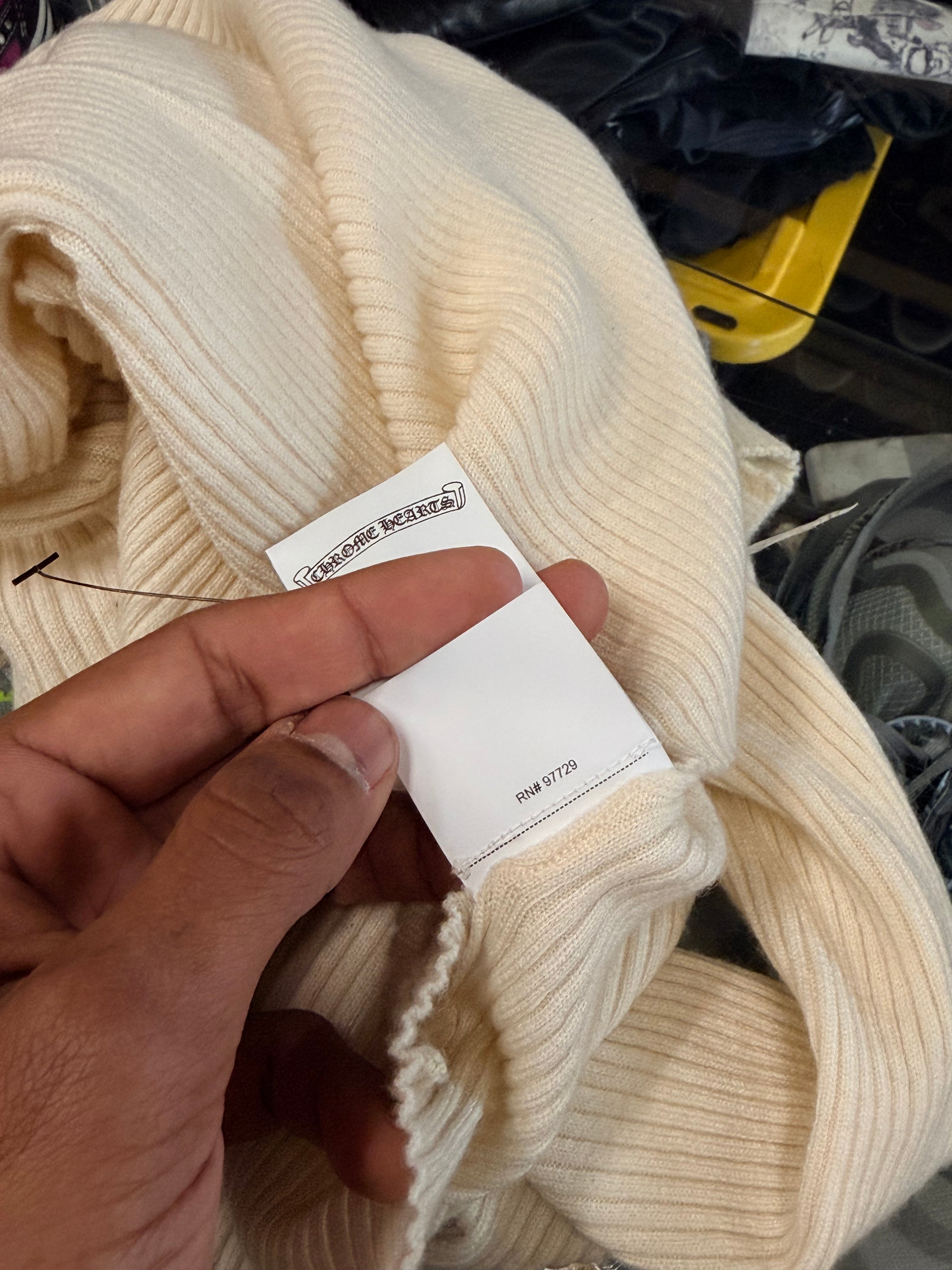 Chrome Hearts Cashmere Turtleneck LongSleeve