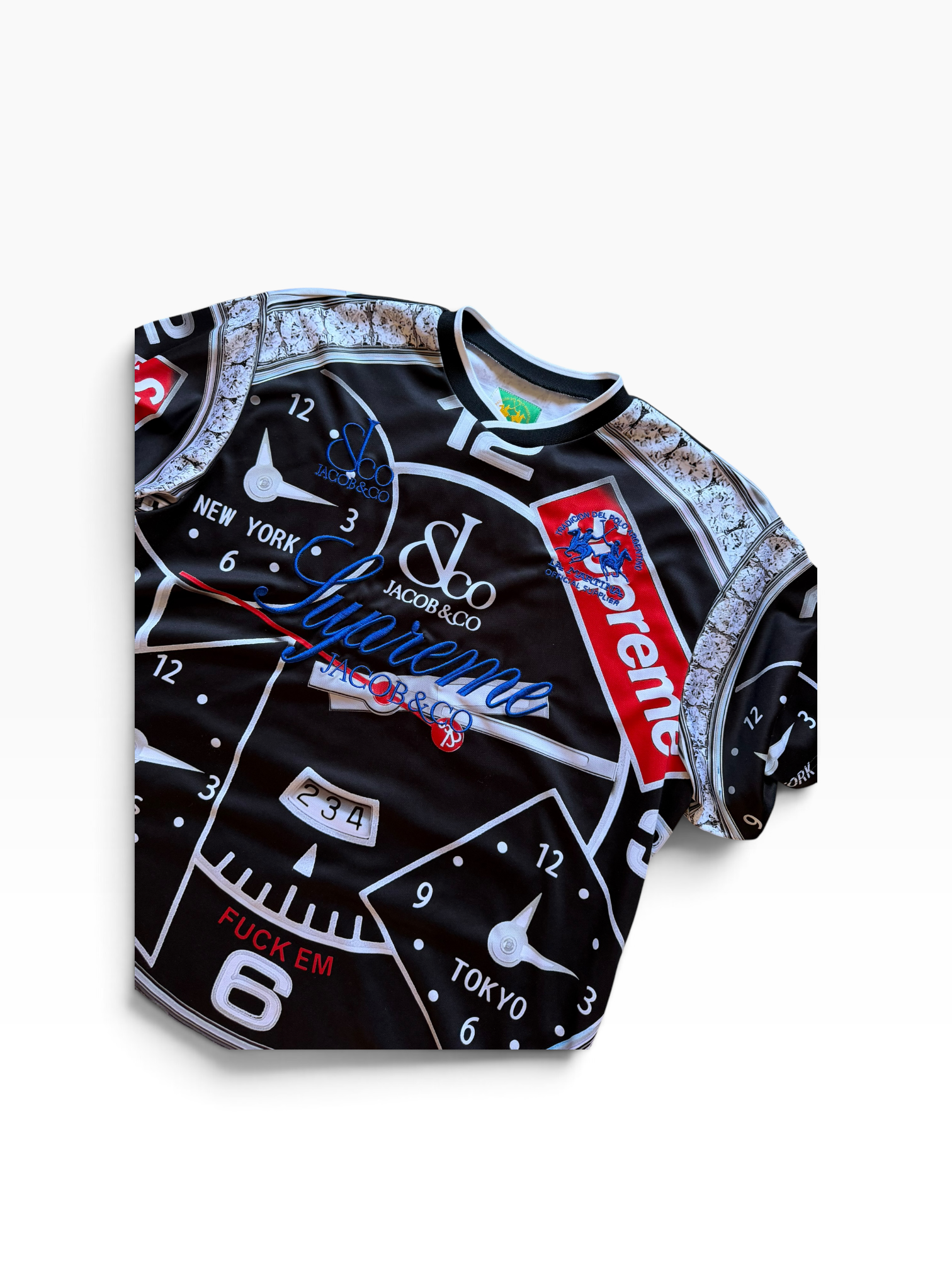 Supreme x Jacob and Co. Watch - Logo Tee