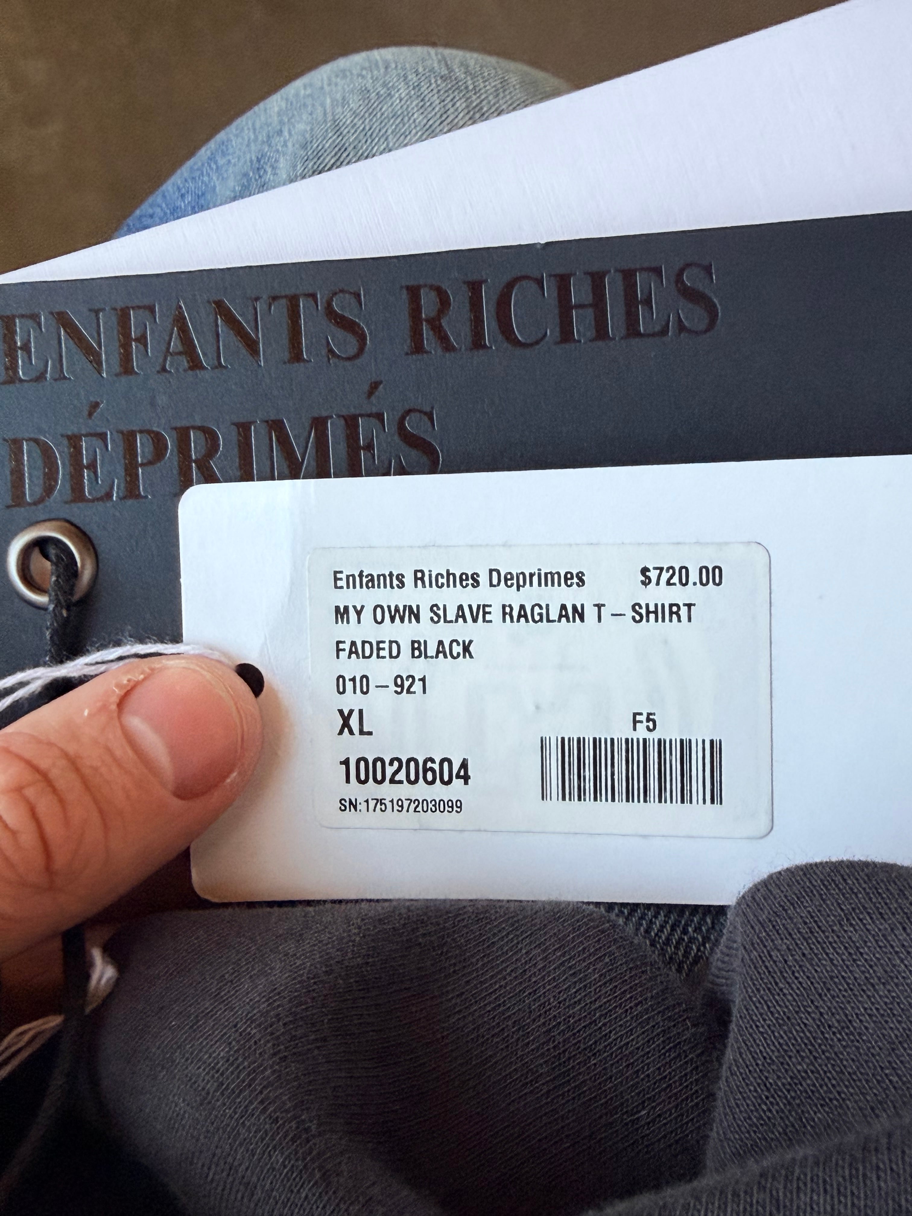 Enfants Riches Deprimes Slave Raglan