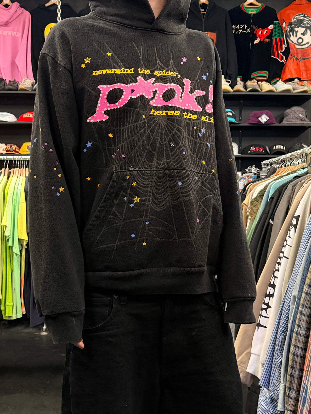 Pink Spyder Hoodie