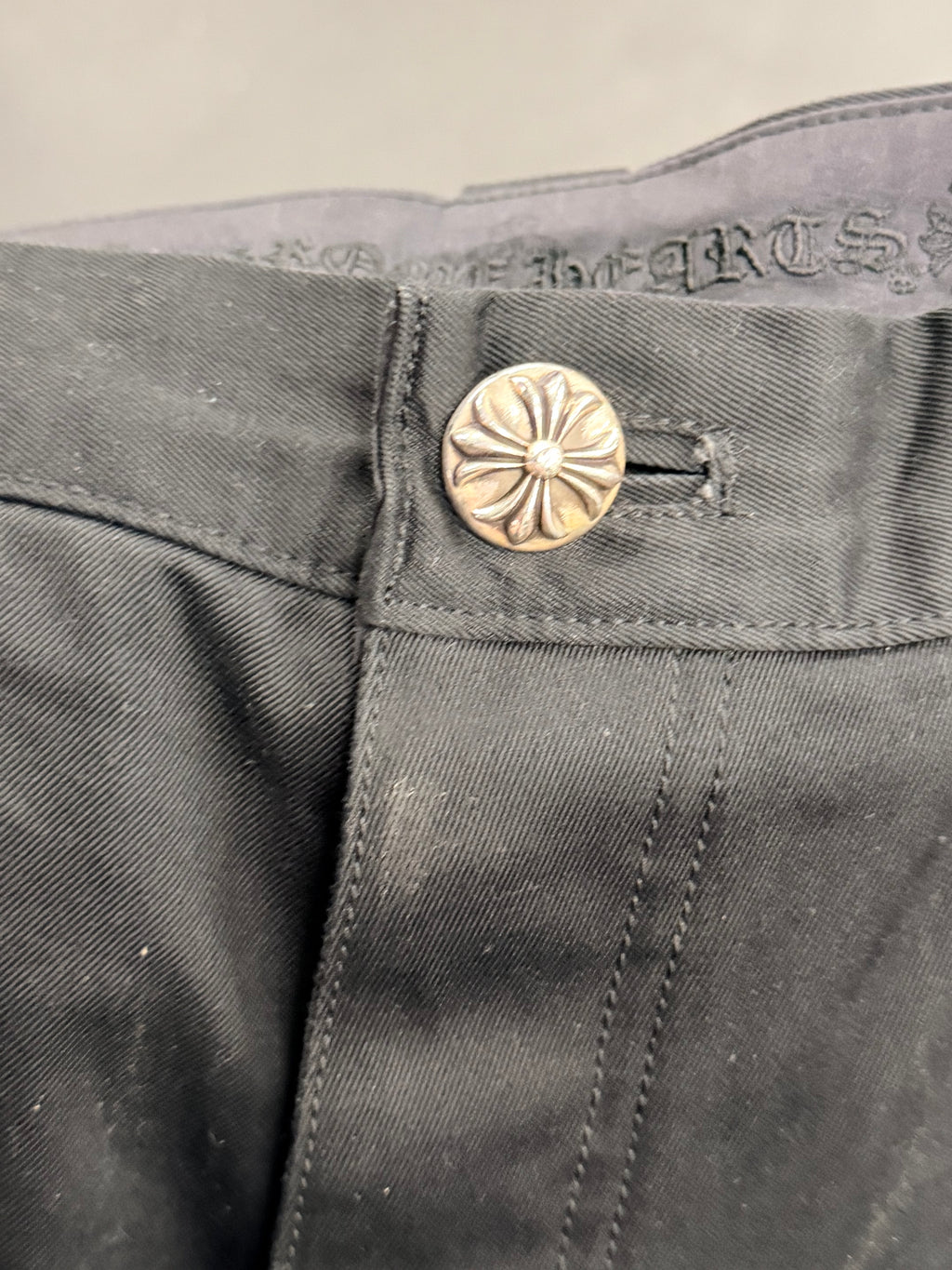 Chrome Hearts Cross Patch Double Knees