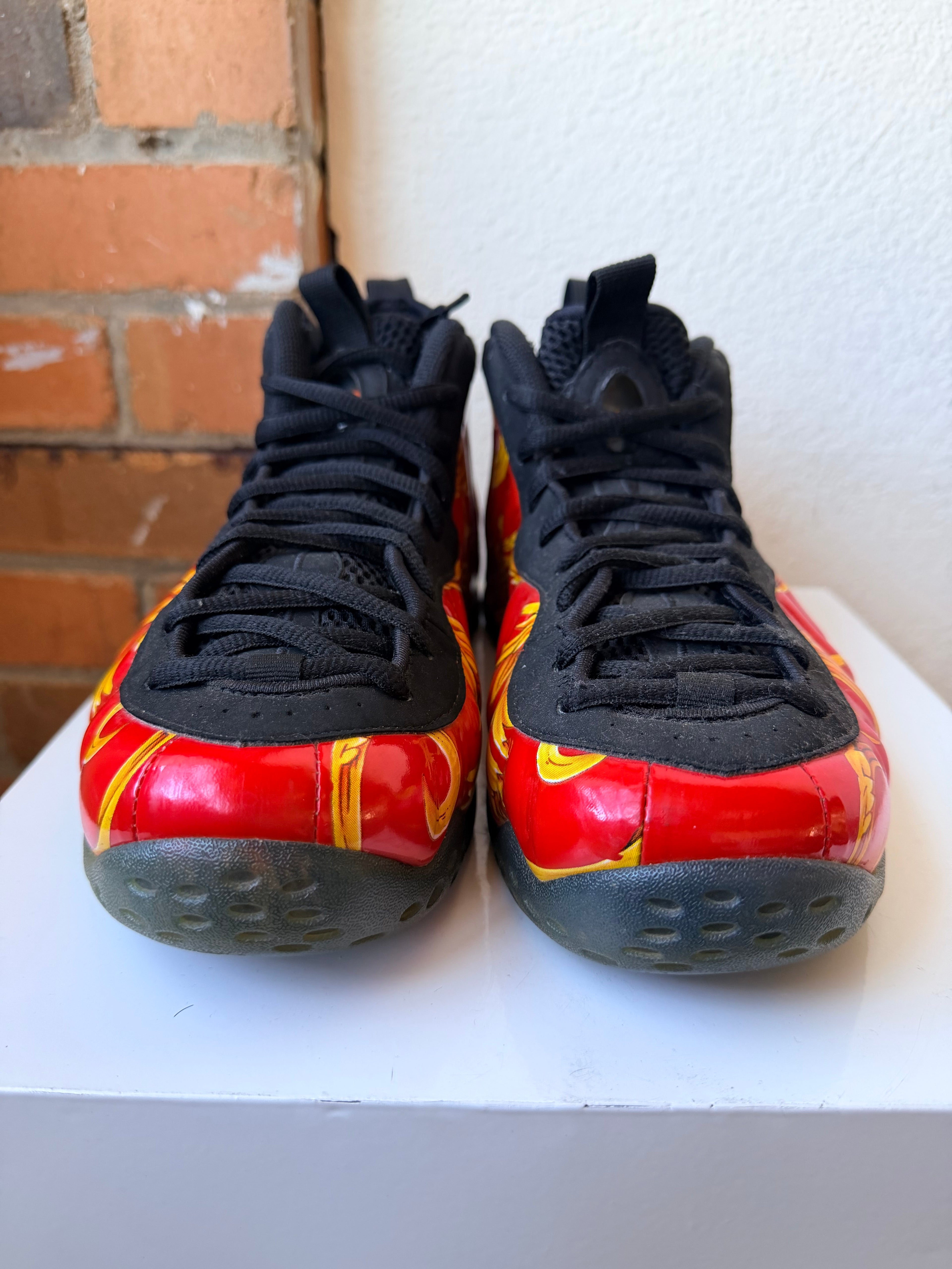 Red Nike Supreme Foamposite