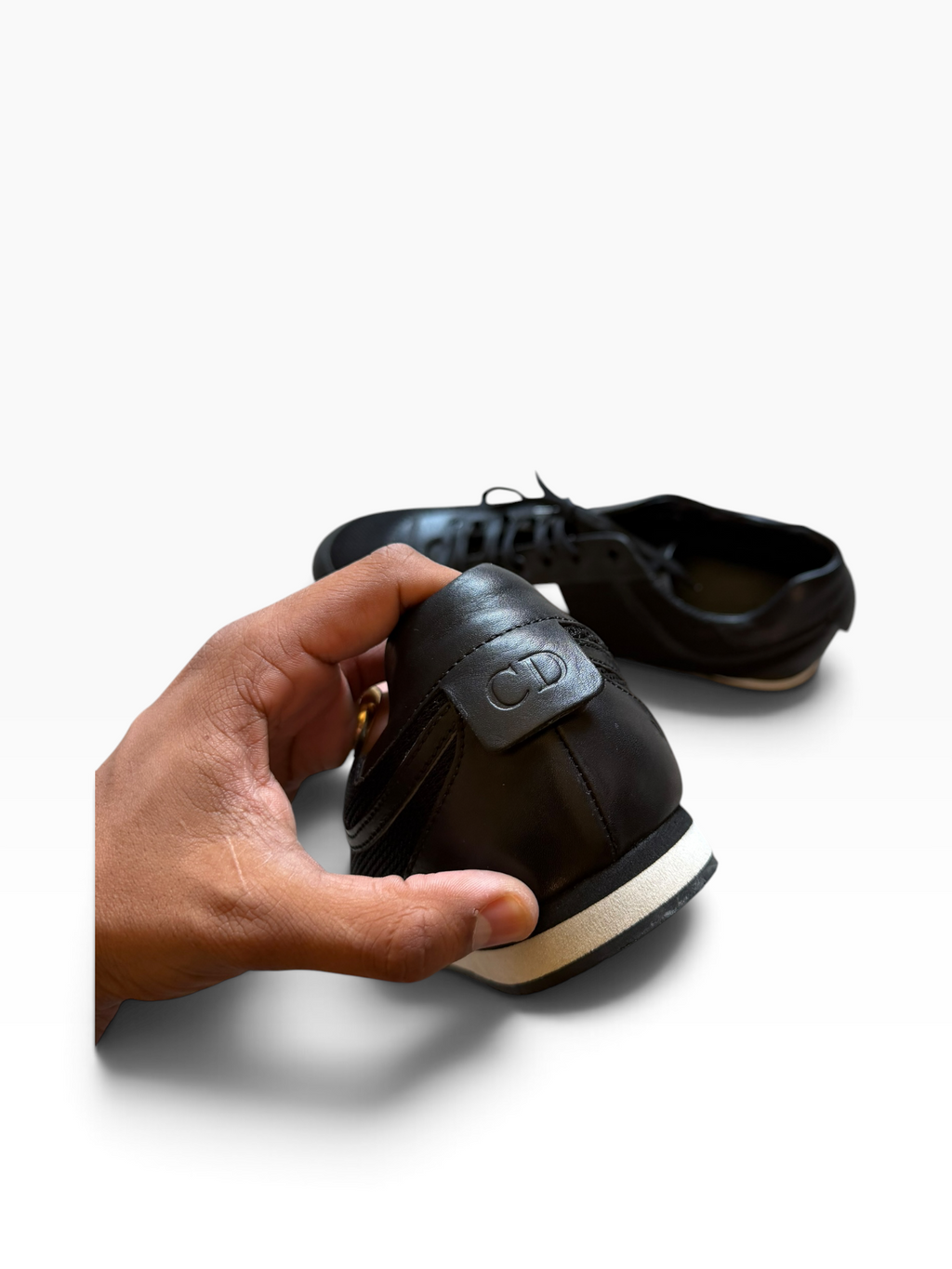 Dior Hedi Slimane Era Leather Mesh Trainer
