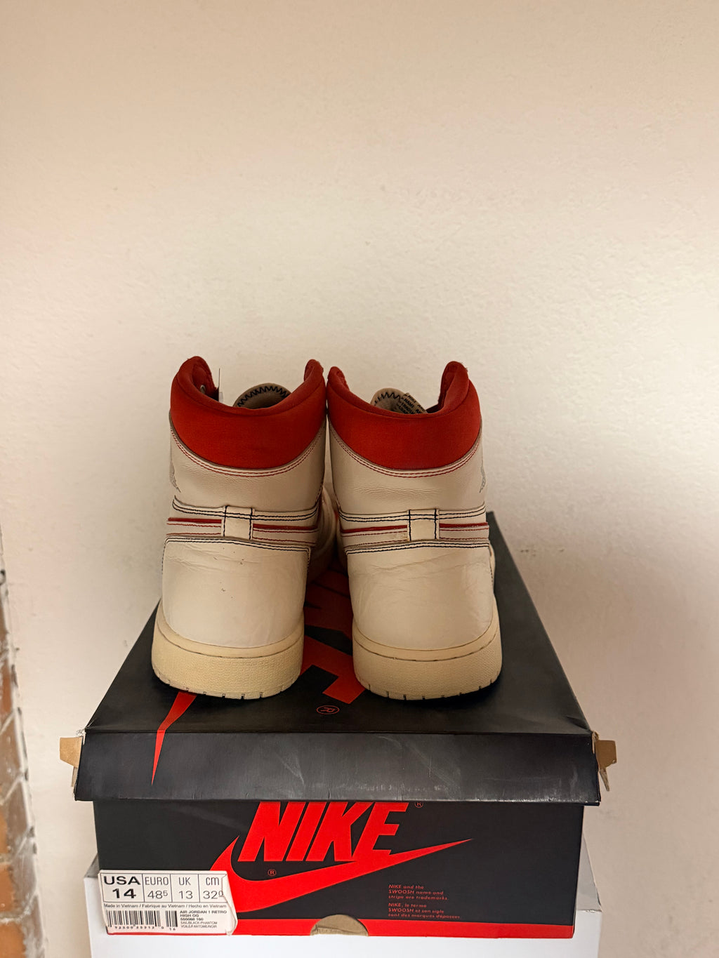 Jordan 1 High “Phantom Gym Red”