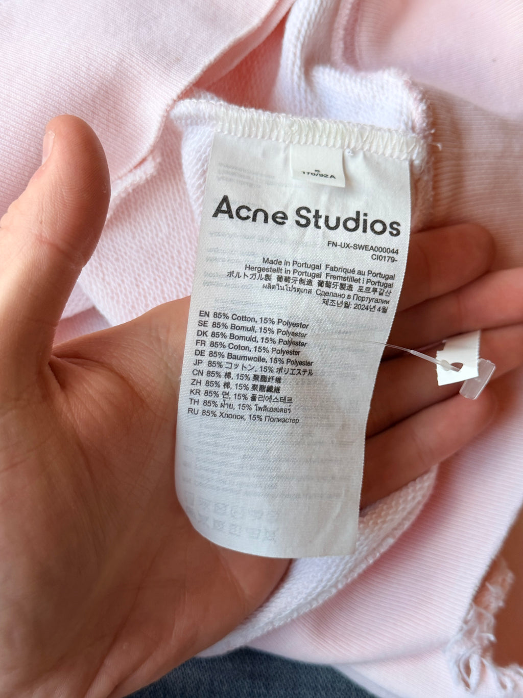 Acne Studios Disk Logo Crewneck