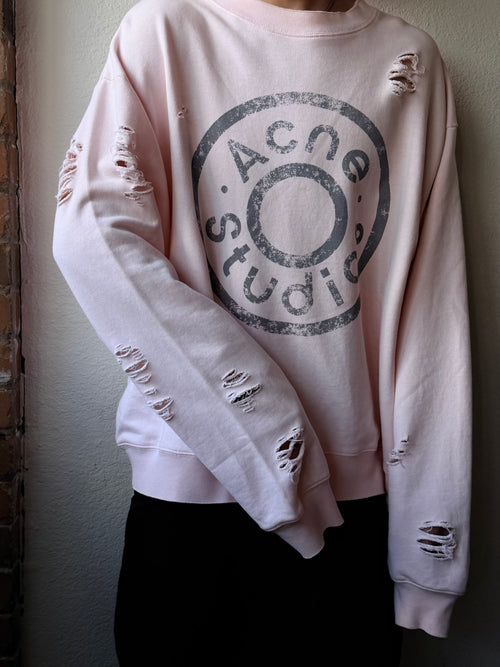 Acne Studios Disk Logo Crewneck