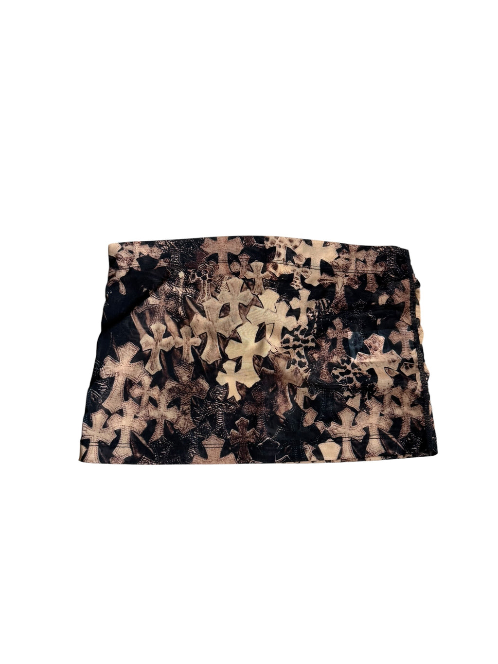 Chrome Heart Water Fall Patch Mini Skirt