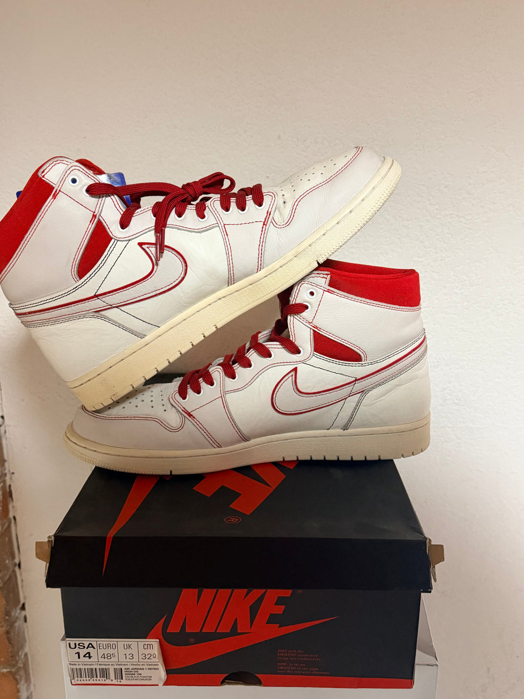 Jordan 1 High “Phantom Gym Red”
