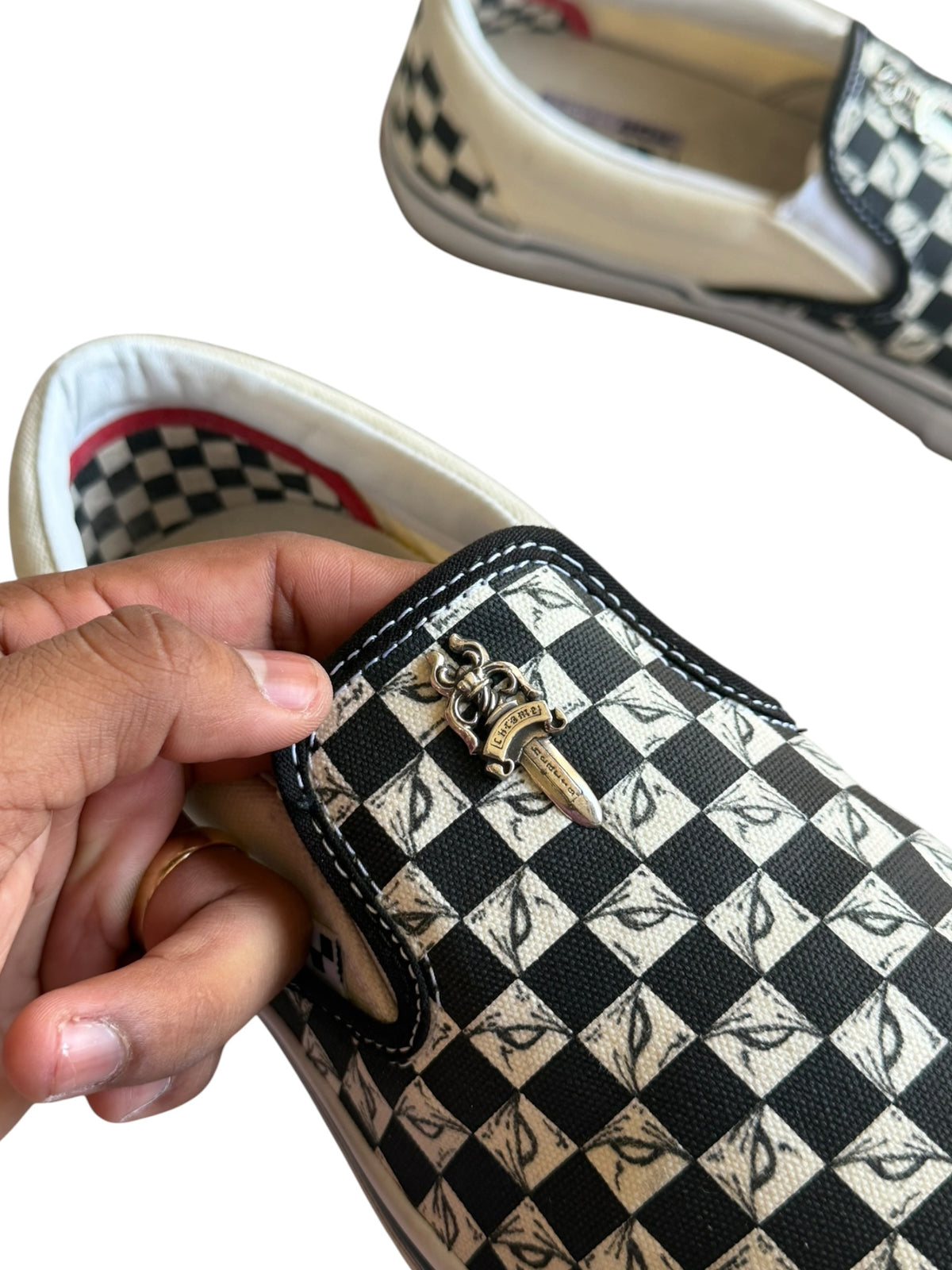 Chrome Heart Matty Boy Checkered Van