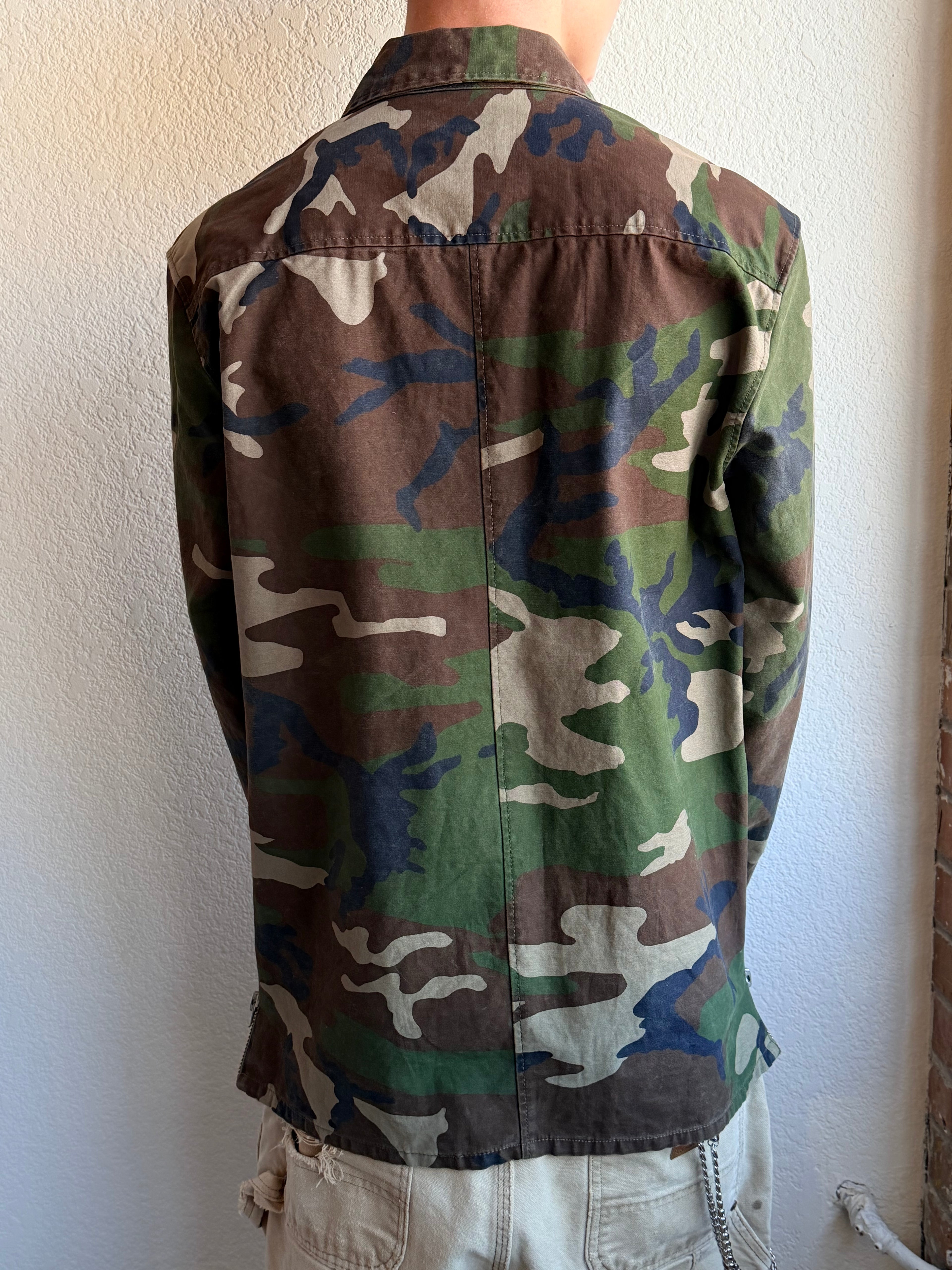 Fog Camo Button Up