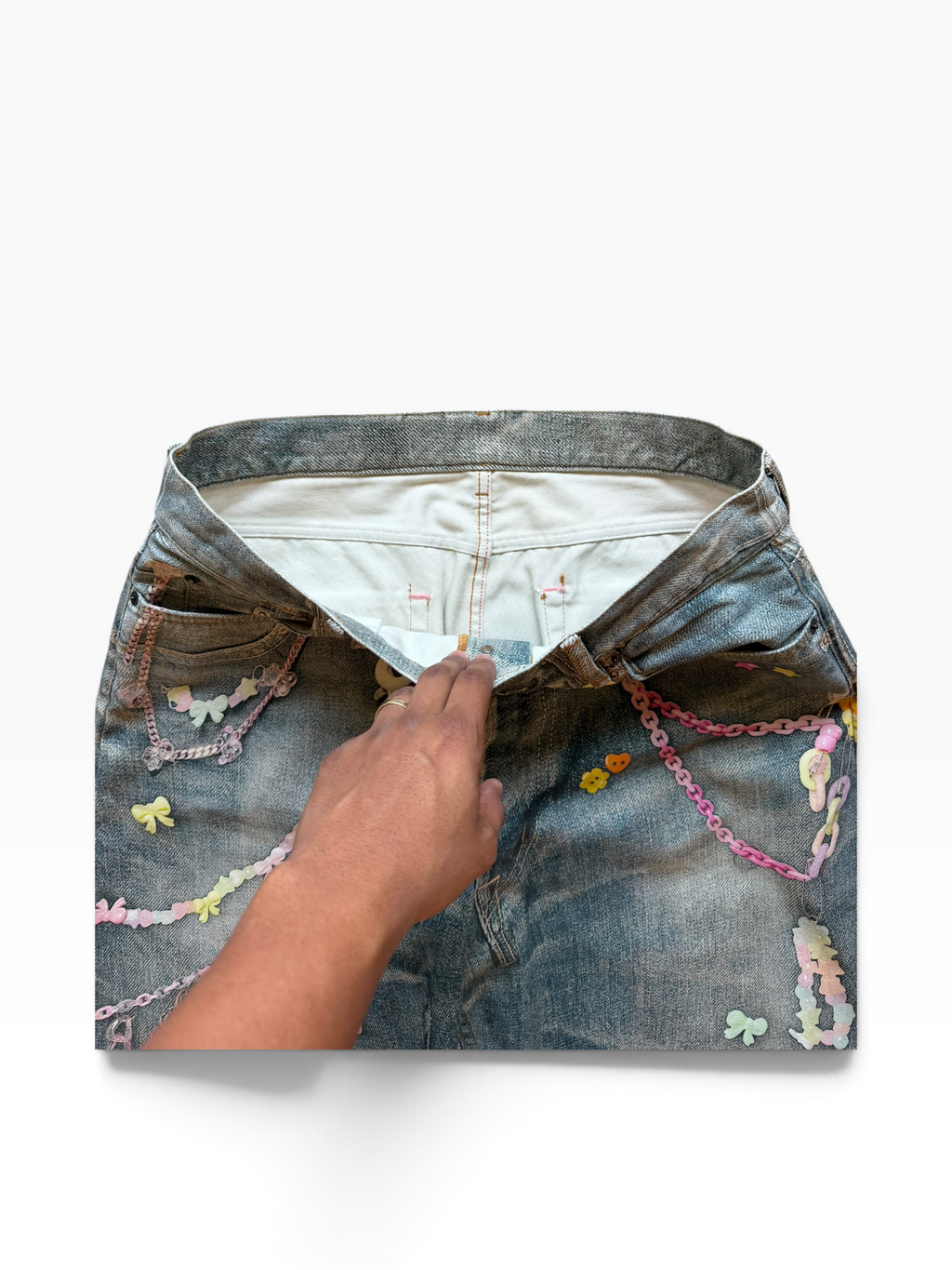 Acne Studios Baggy Candy Chain Jeans