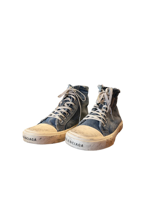 Balenciaga Denim Paris High Top