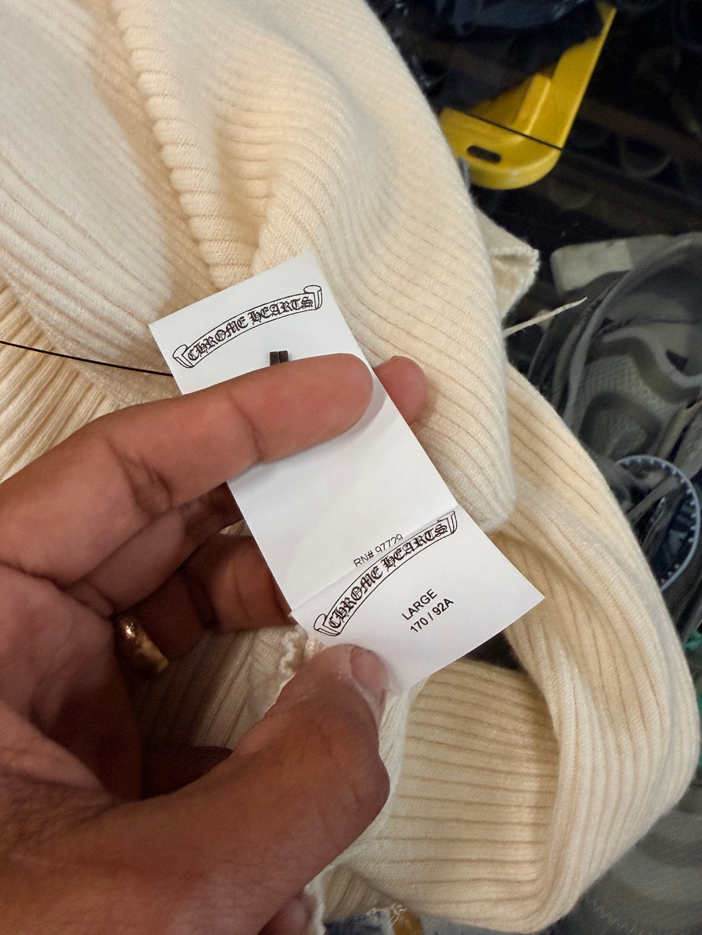 Chrome Hearts Cashmere Turtleneck LongSleeve