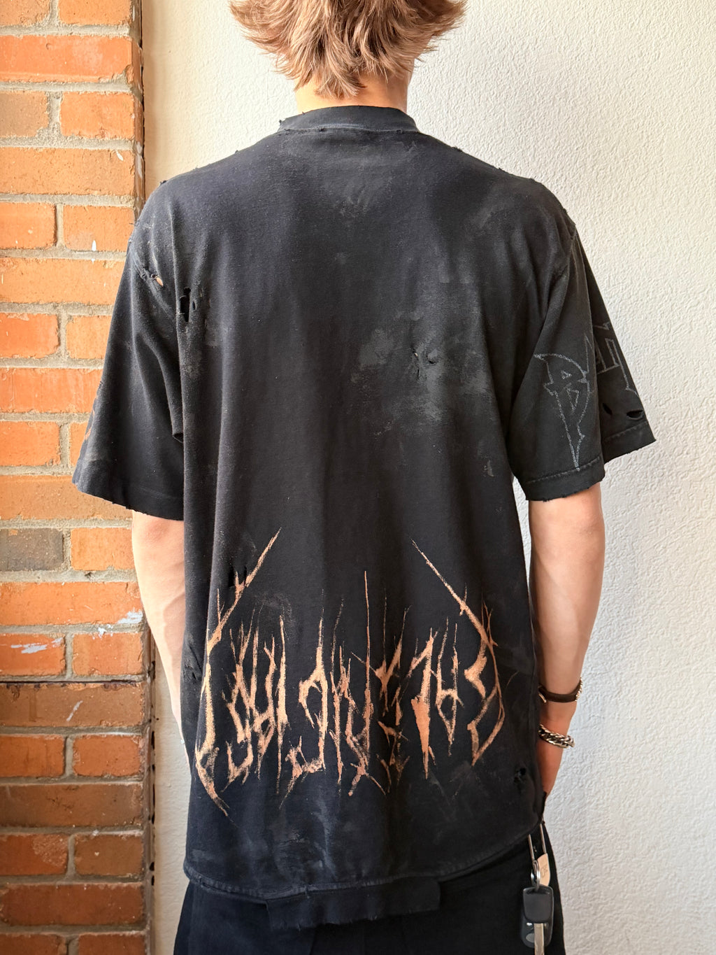 Balenciaga Upside Down Paris Moon T-shirt