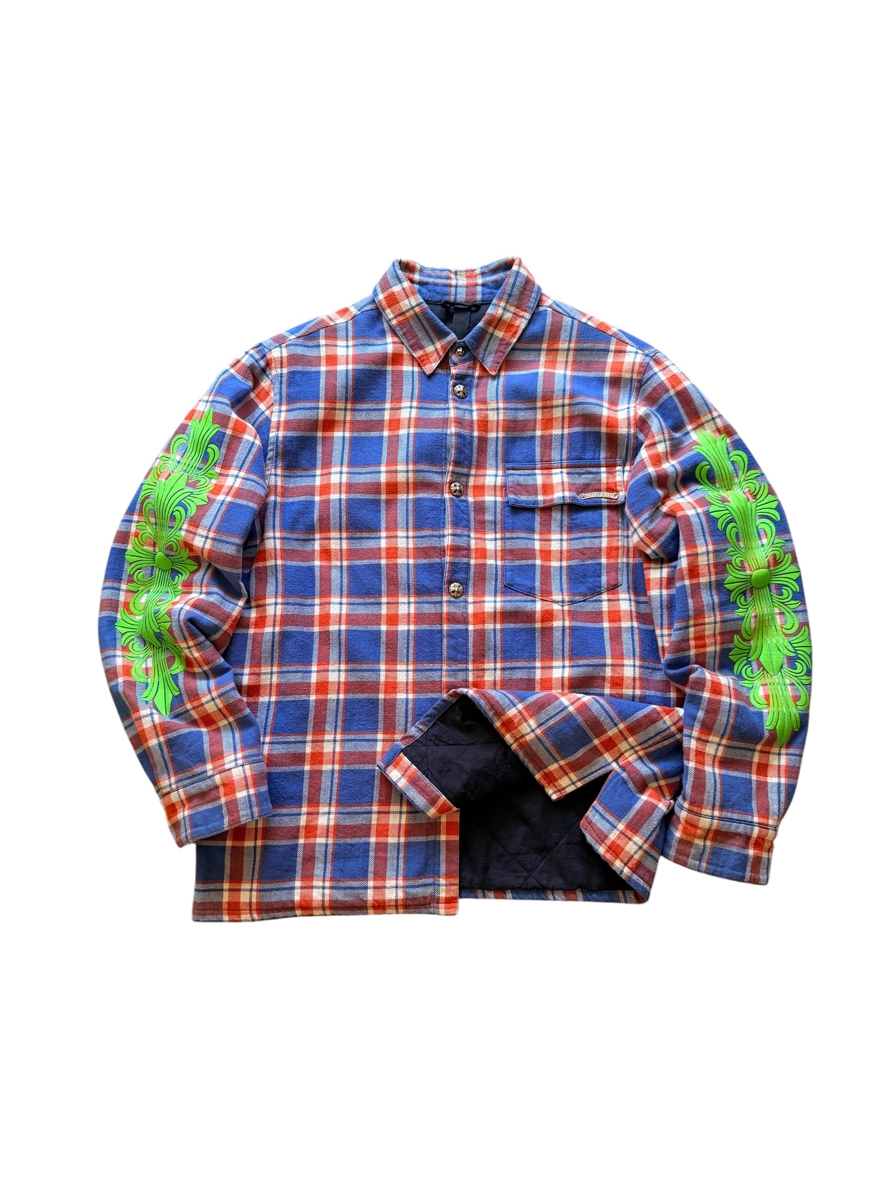 Chrome Heart Flannel Button Up