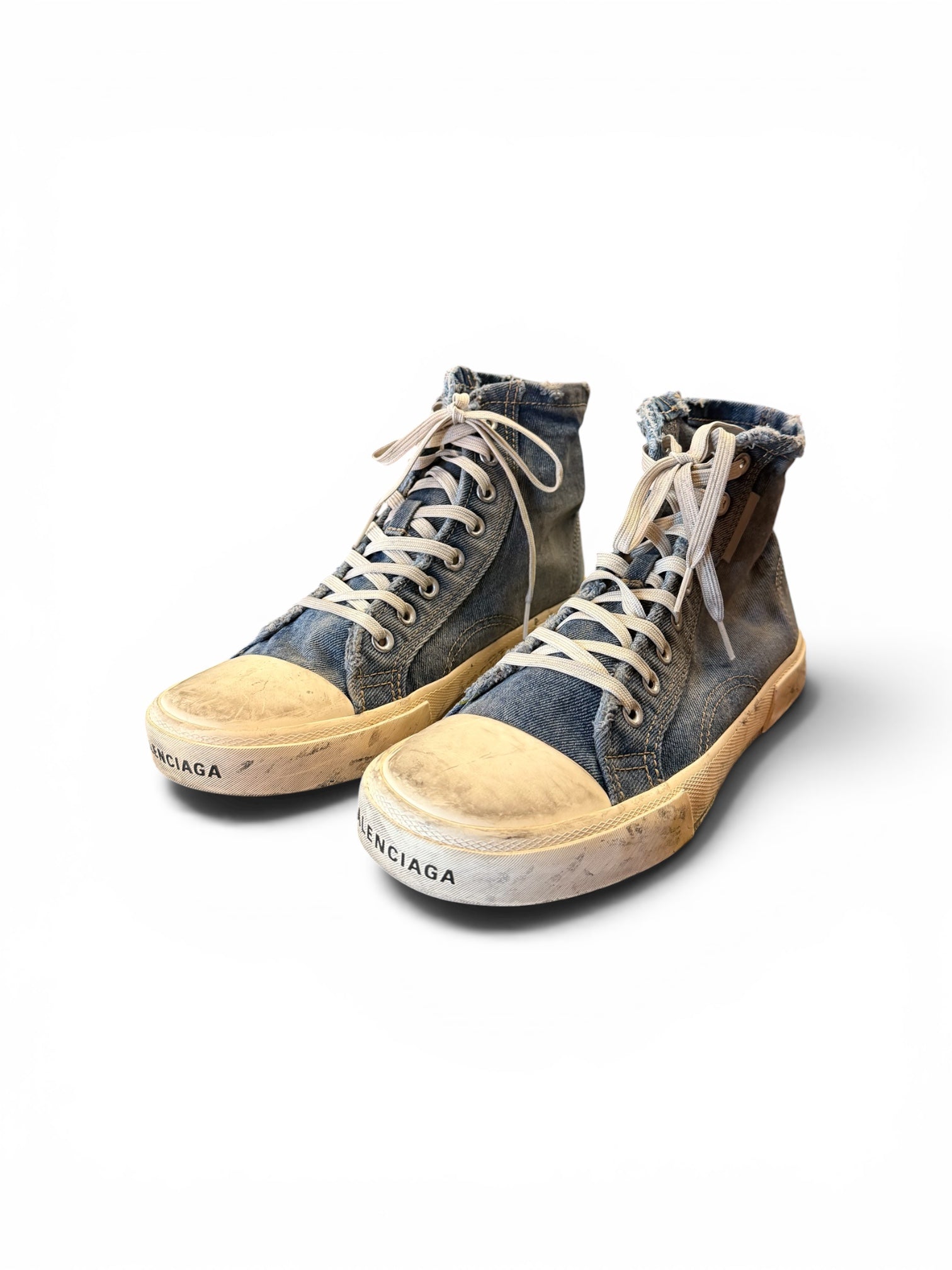 Balenciaga Denim Paris High Top
