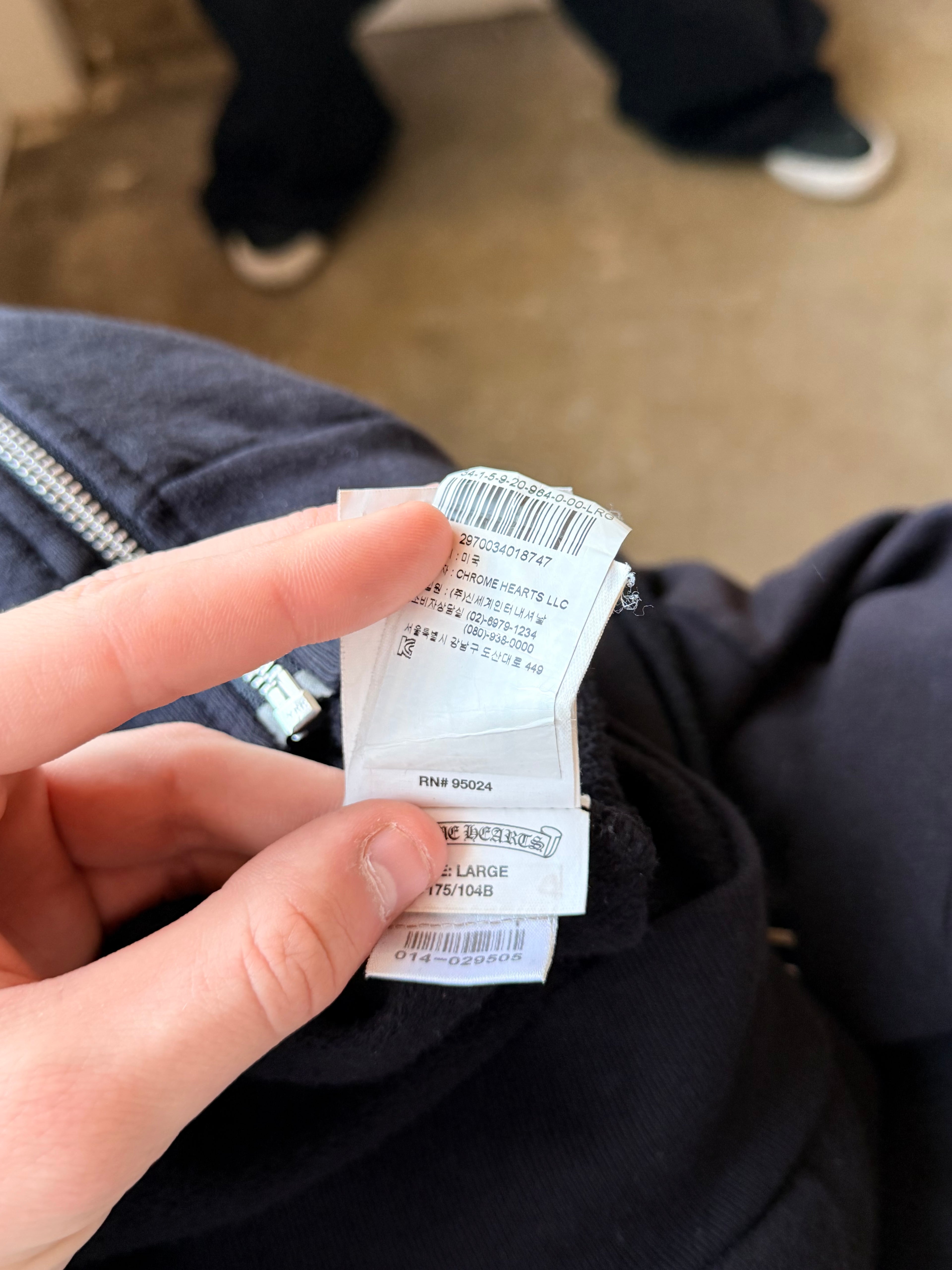 Chrome Hearts Foti Wings Zip Up