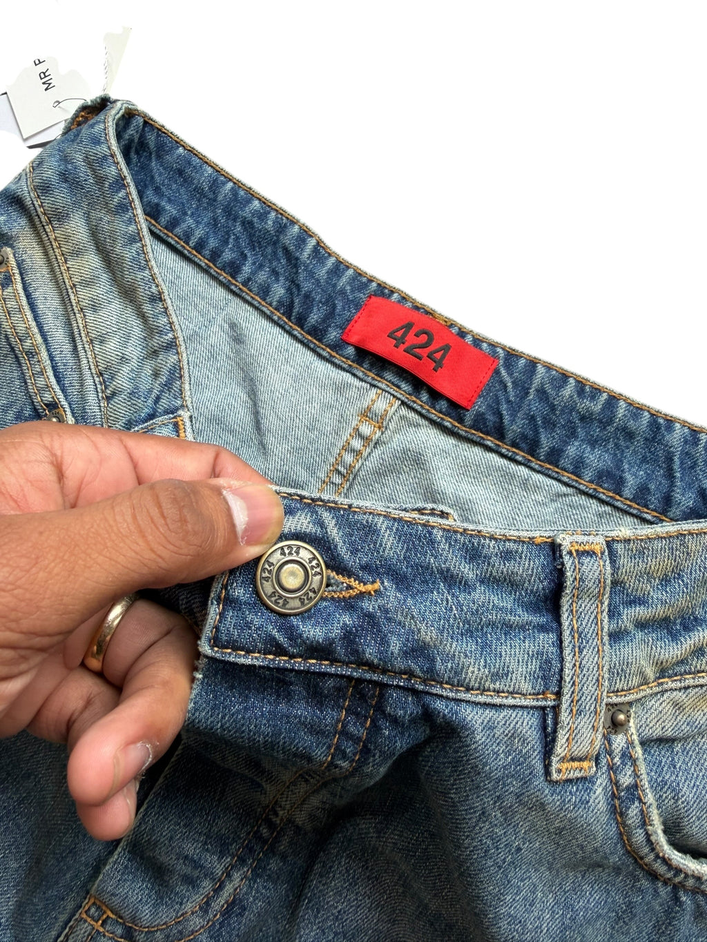 424 Medium Dirt Wash jeans