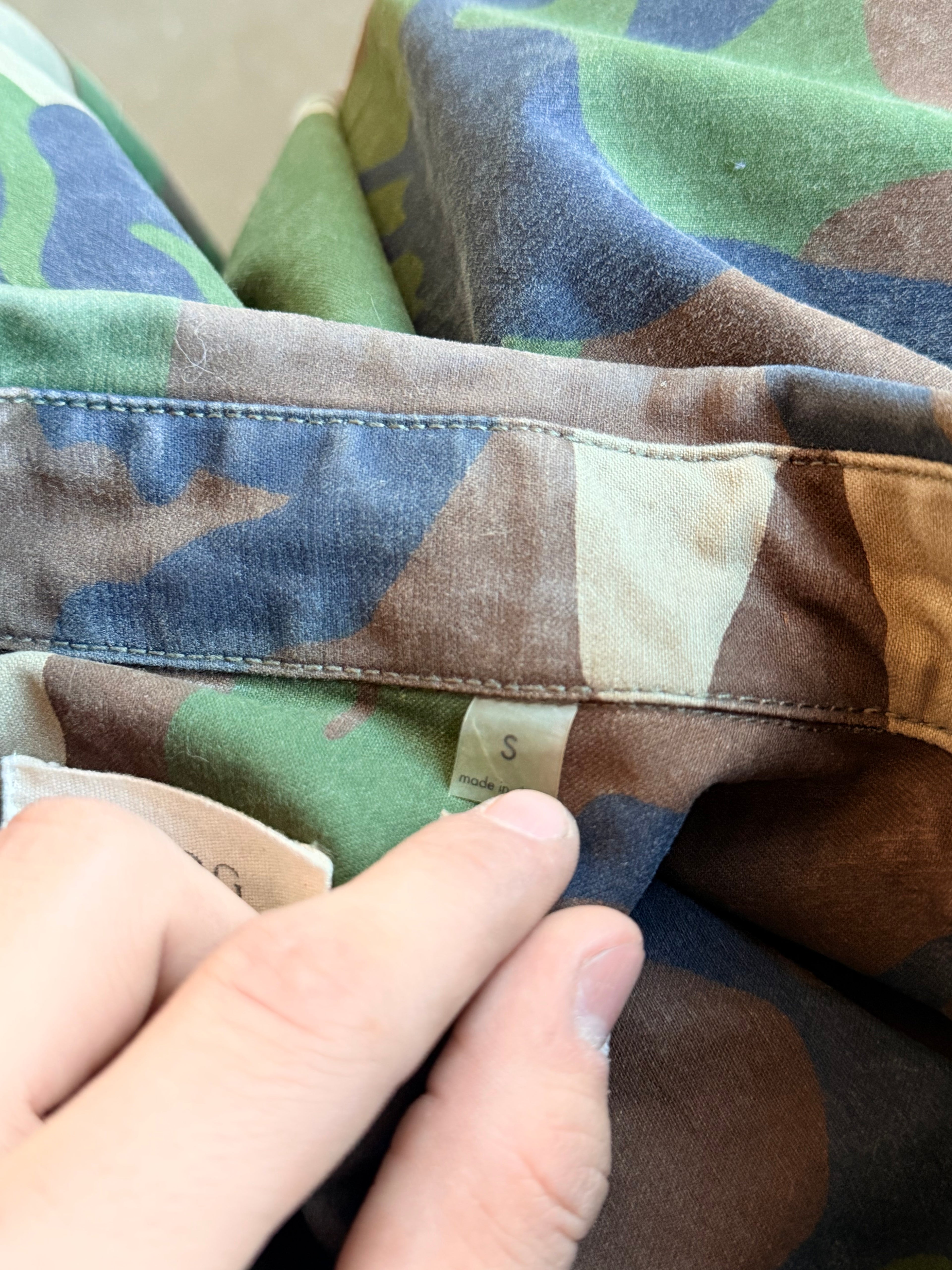 Fog Camo Button Up
