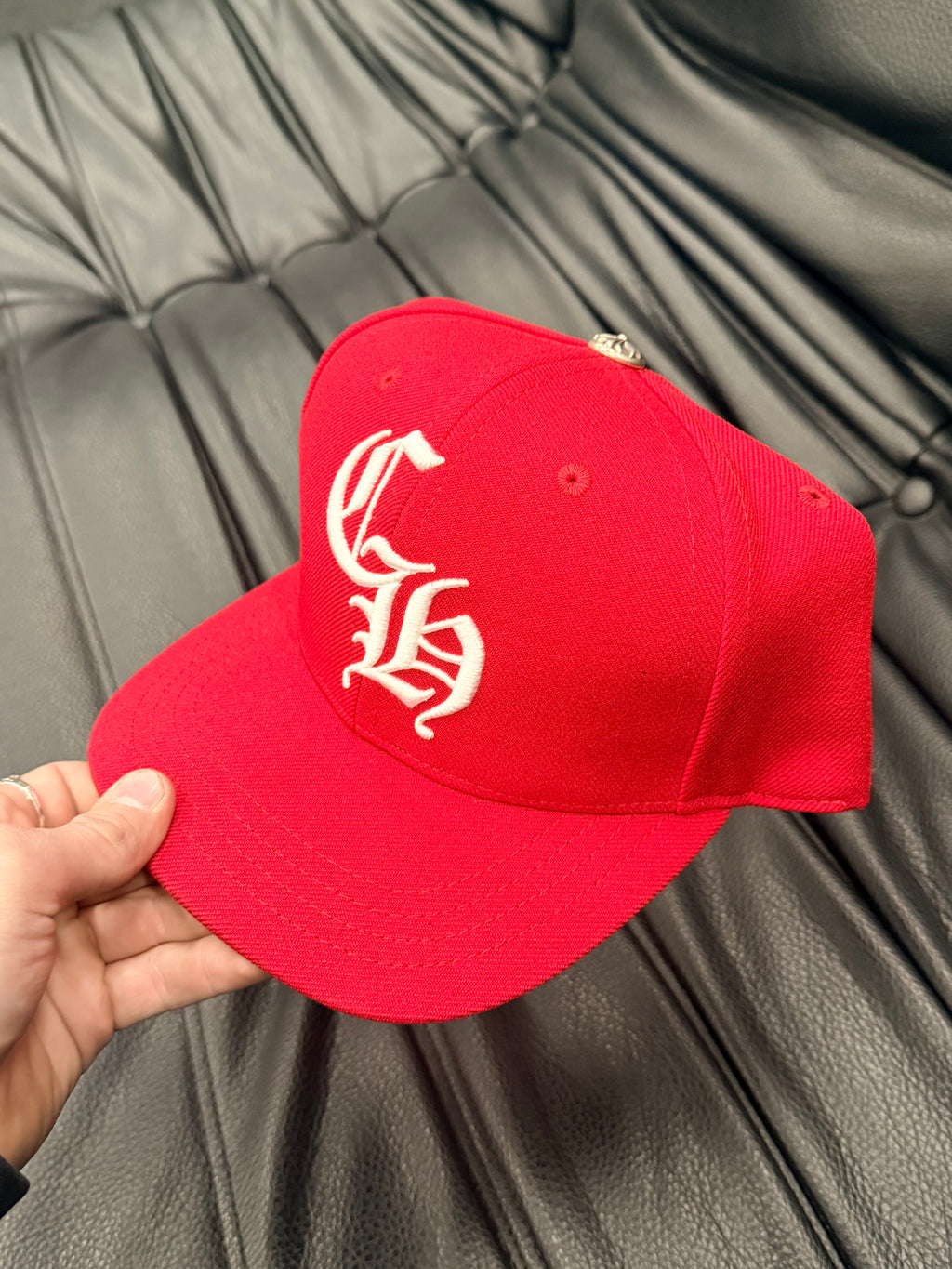 Chrome Hearts CH Logo Baseball Hat