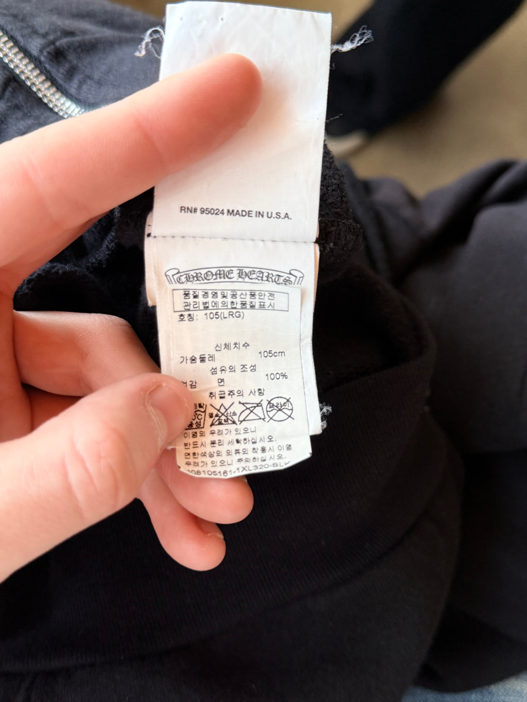 Chrome Hearts Foti Wings Zip Up