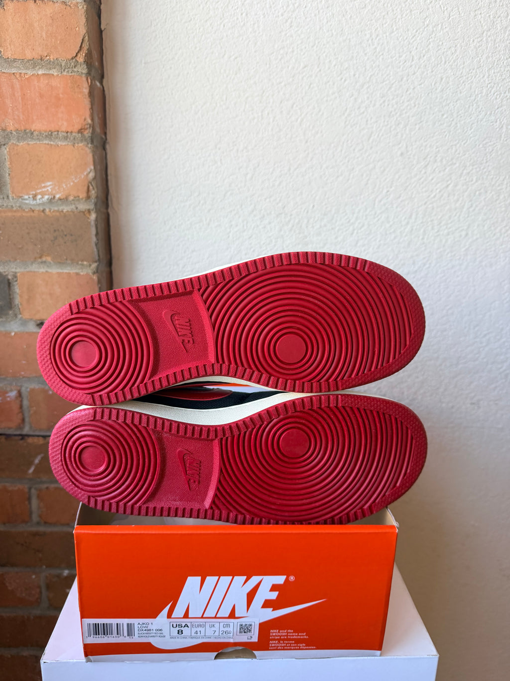 AJKO 1 Low Varsity Red