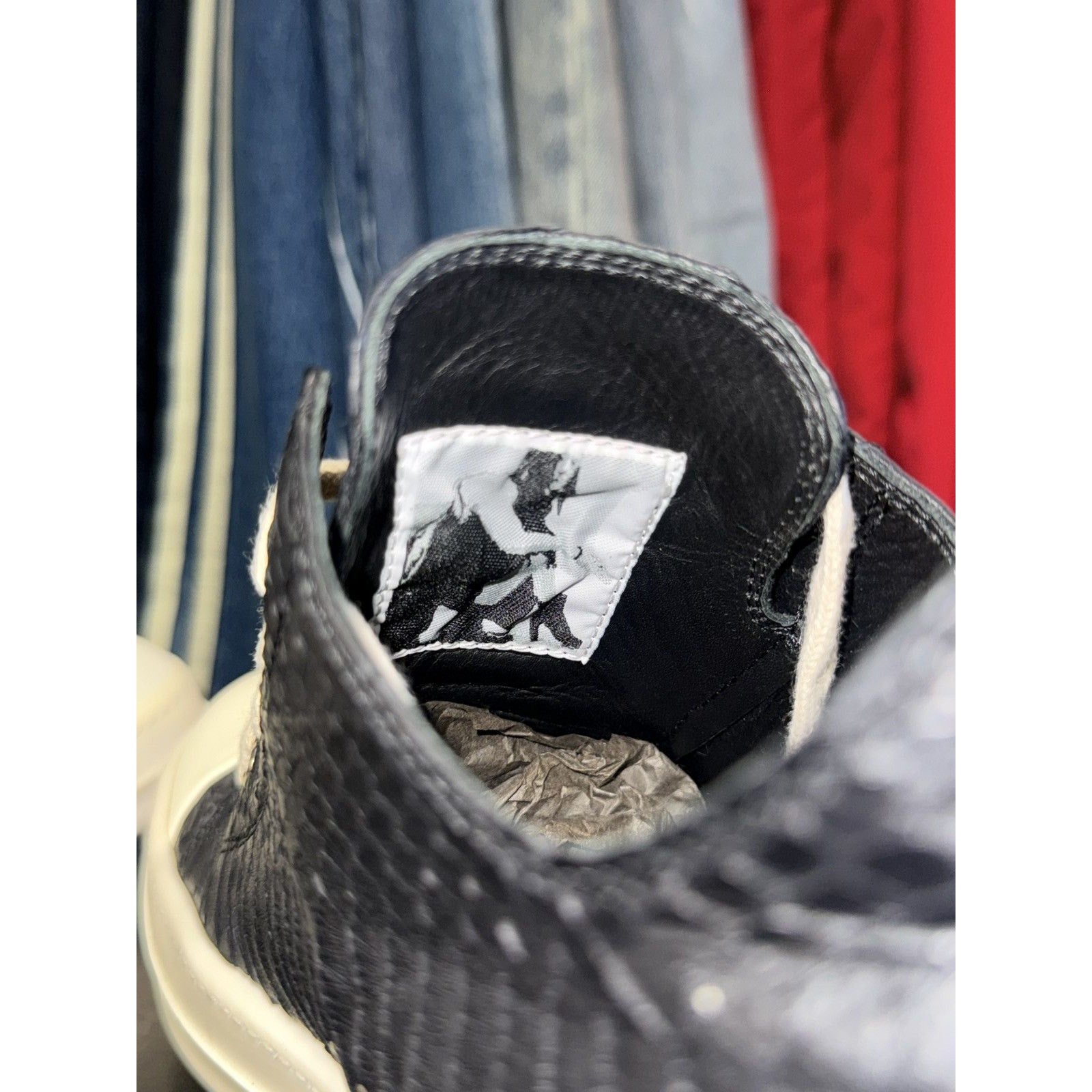 Rick owes python snake skin ramones