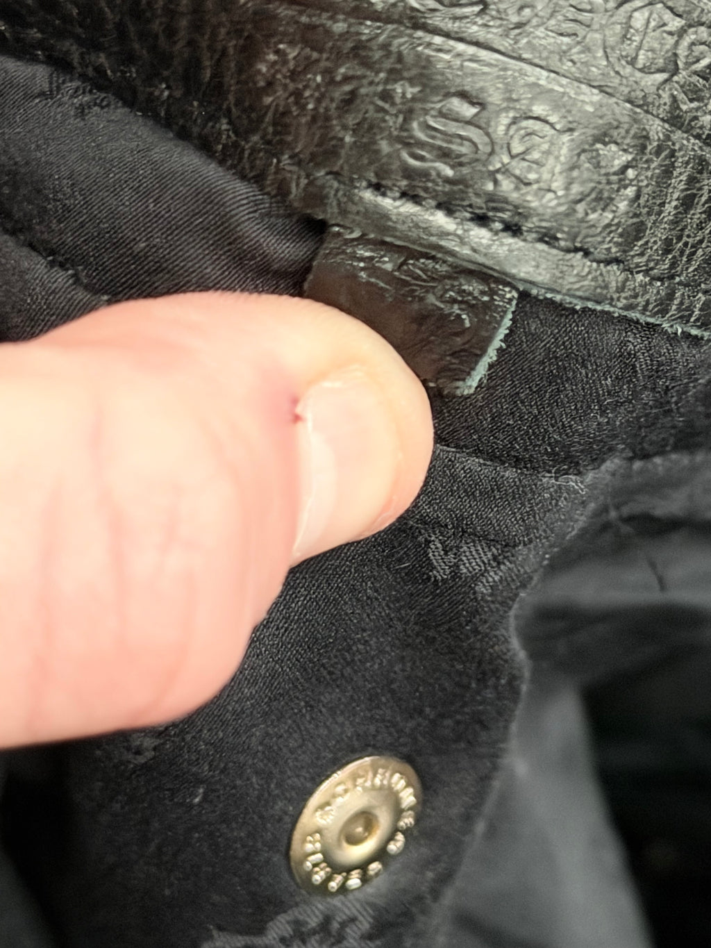 Chrome Hearts Cross Patch Double Knees