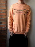 Acne Studios poem Crewneck