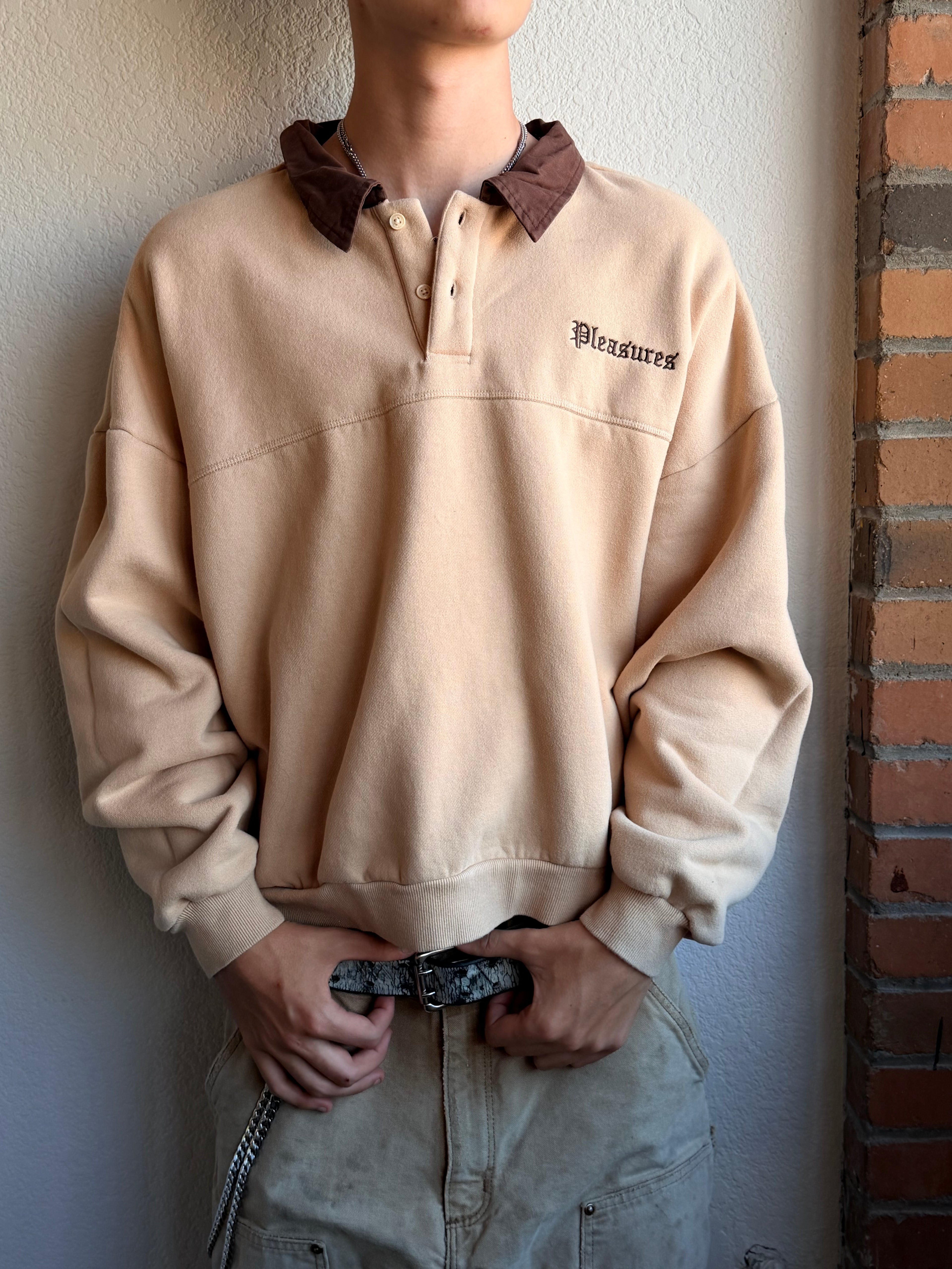 Pleasures collared sweater
