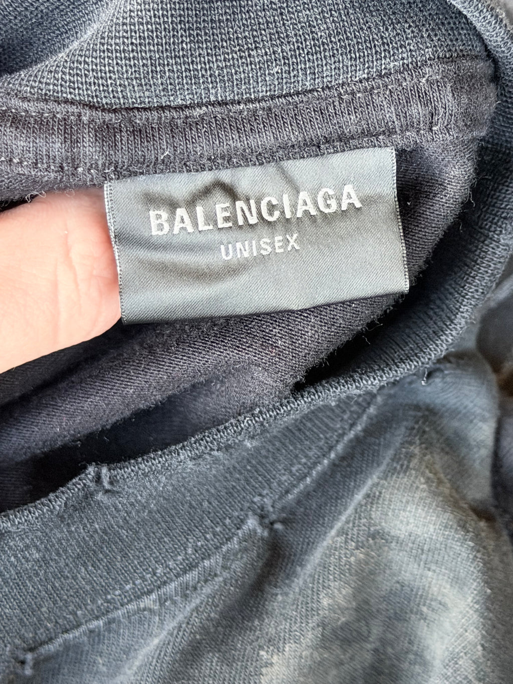 Balenciaga Upside Down Paris Moon T-shirt