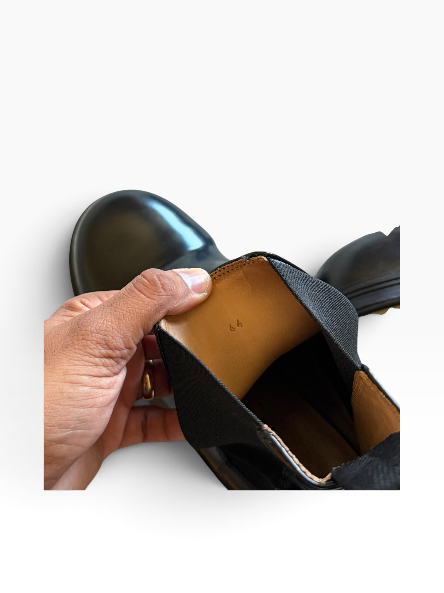 Bottega Veneta Black Chelsea Boot