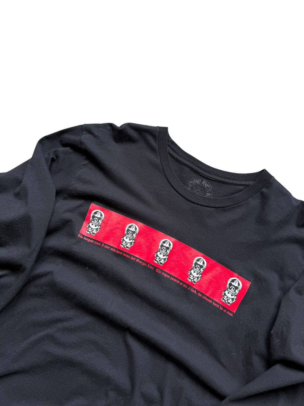Chrome Heart Foti Red Bar Long Sleeve