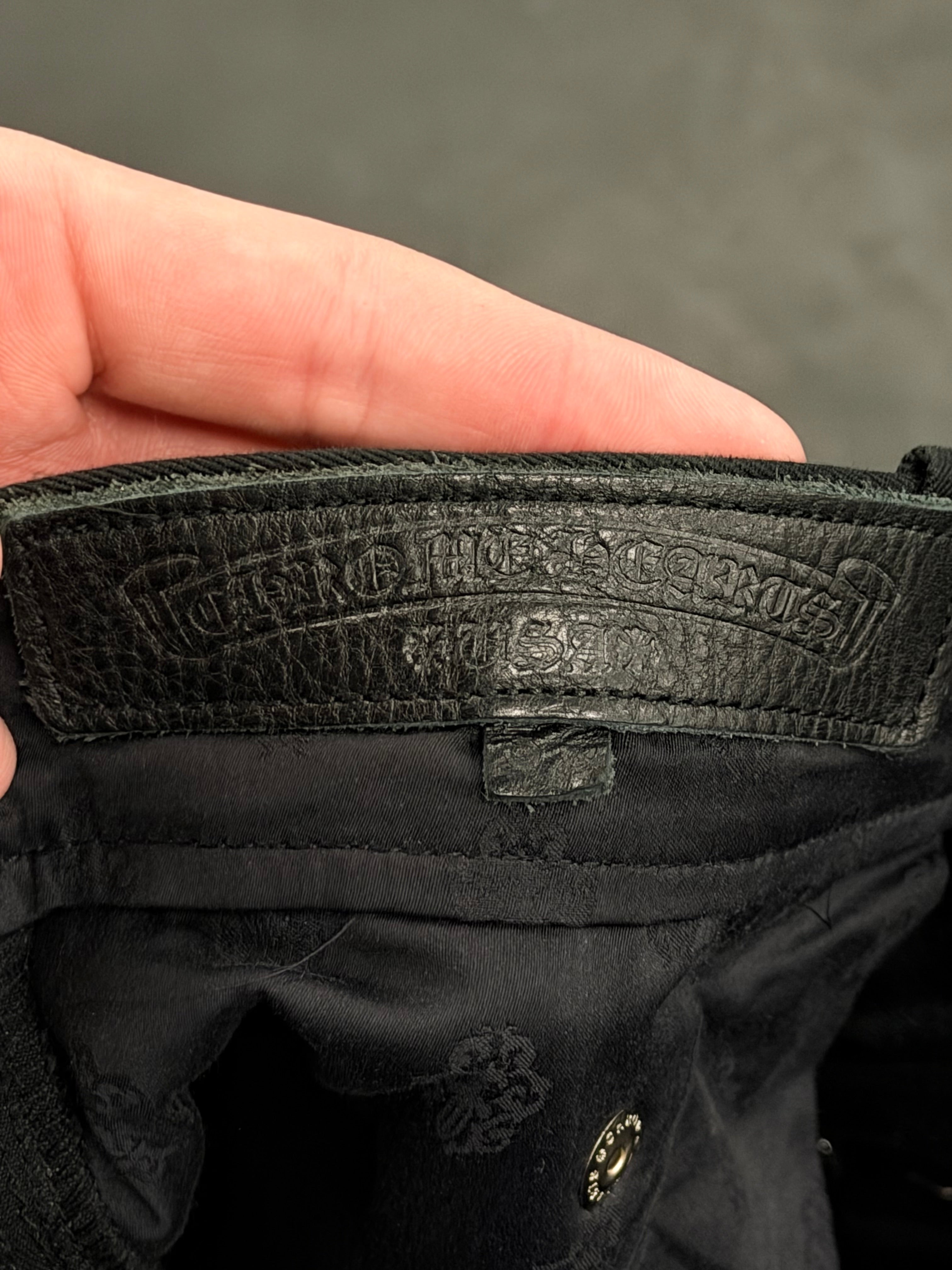 Chrome Hearts Cross Patch Double Knees