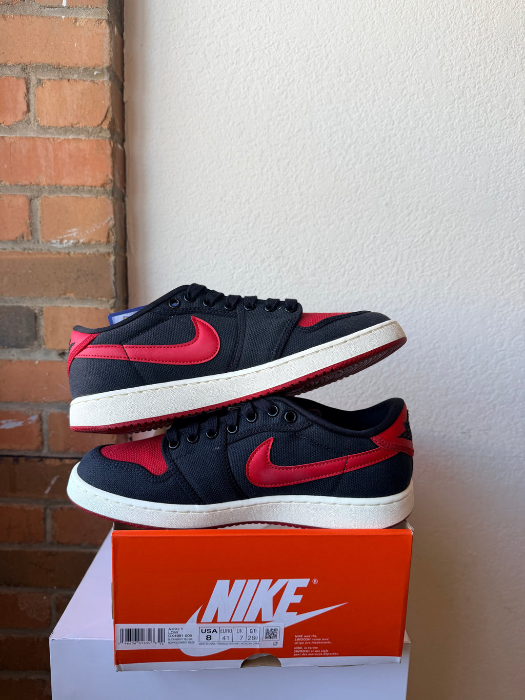 AJKO 1 Low Varsity Red