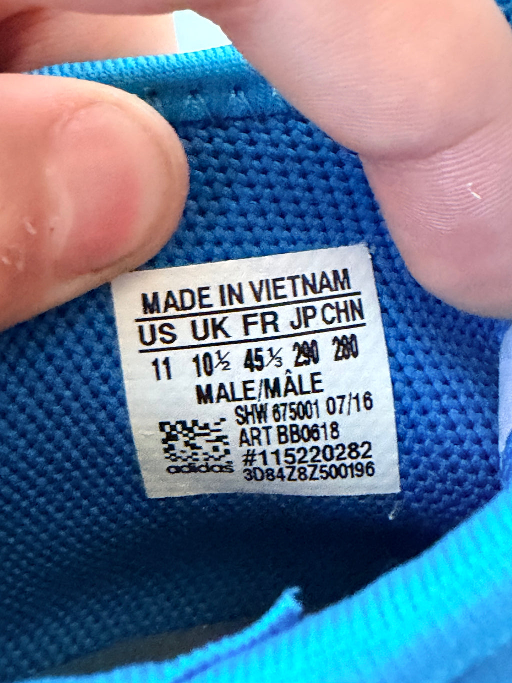 Adidas NMD HU Pharrell Human Being Sharp Blue