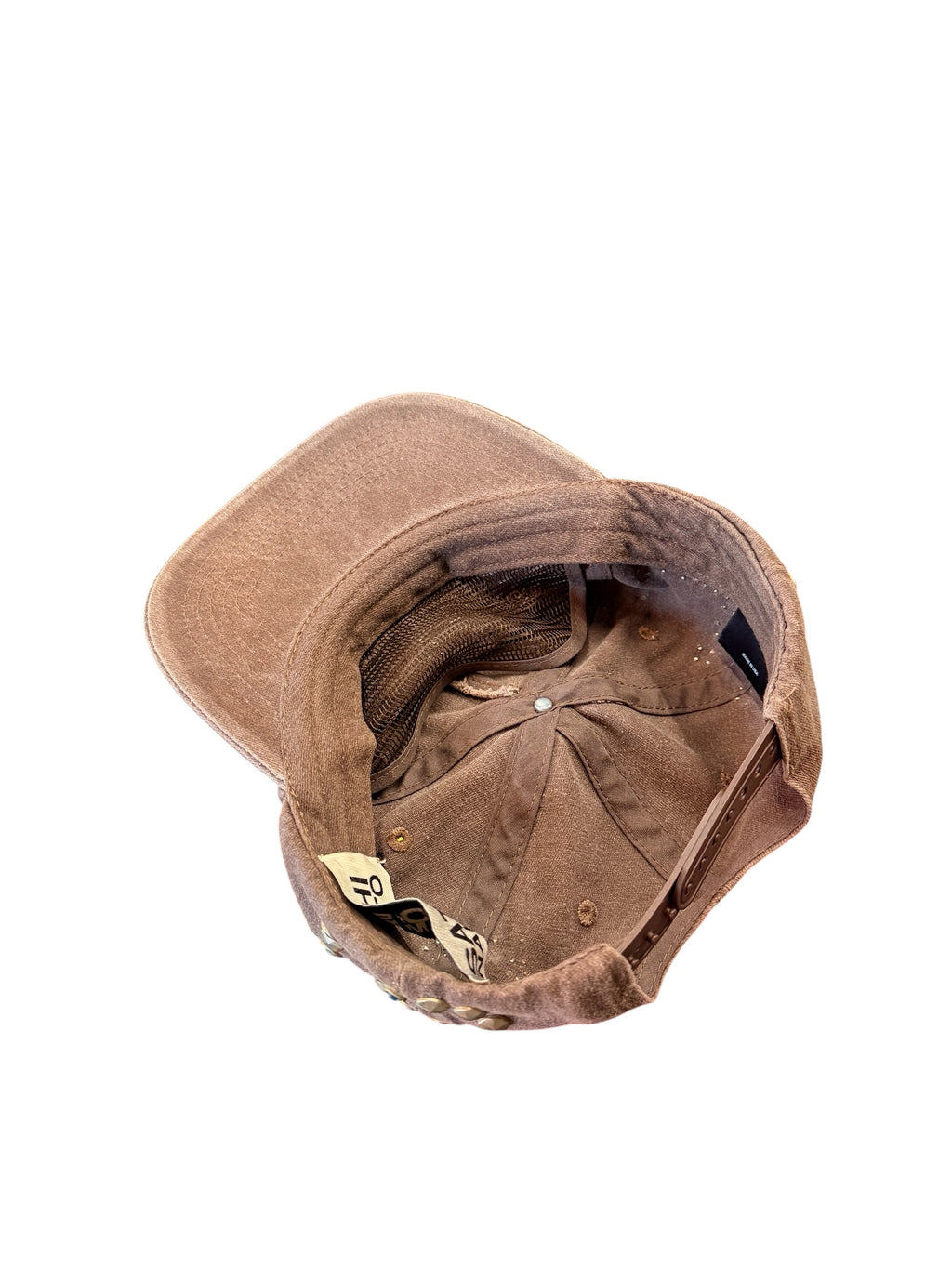 Satoshi Nakamoto Studded Peace Hat