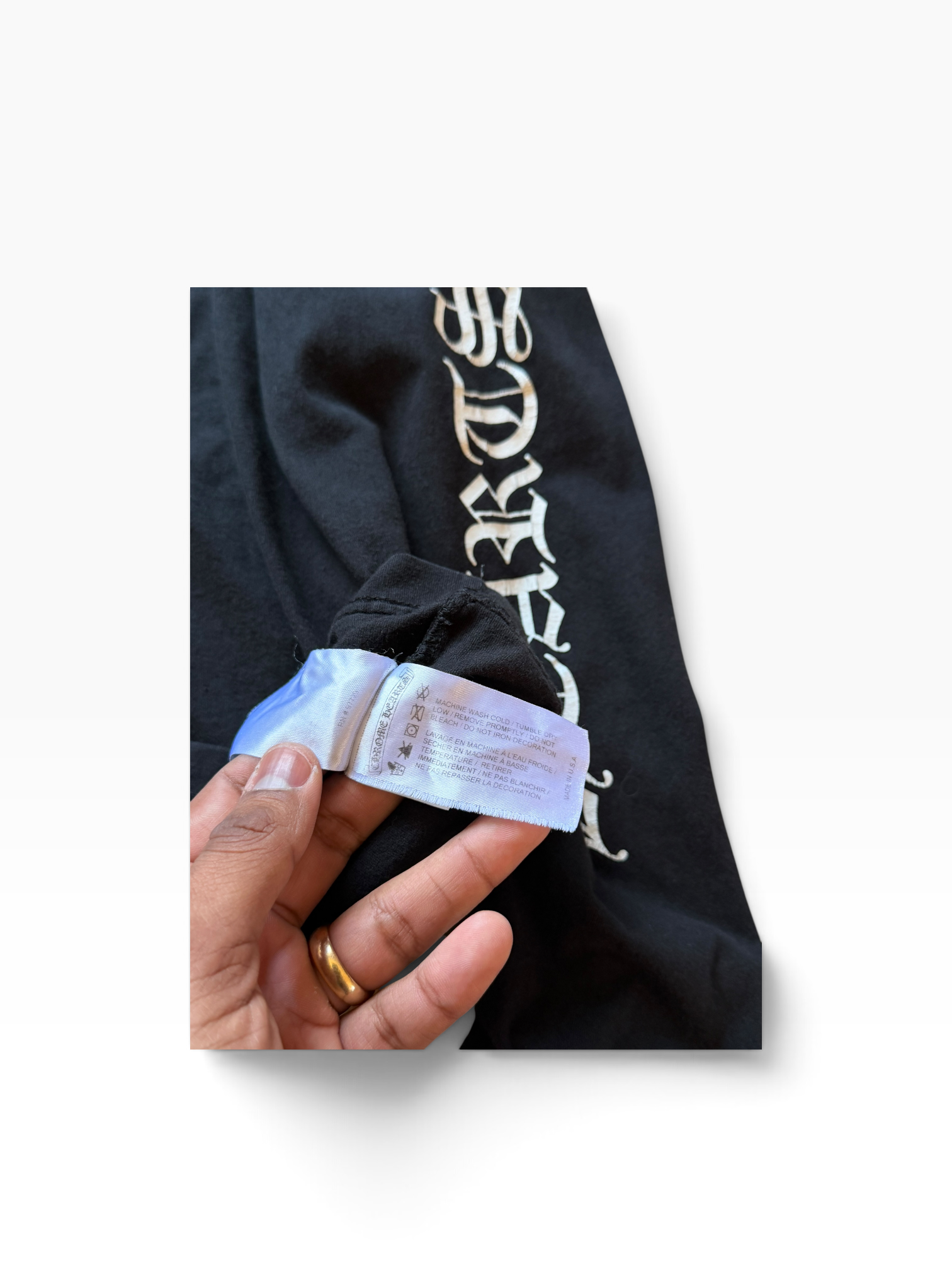 Chrome Hearts Black Tripple-Plus Long Sleeve