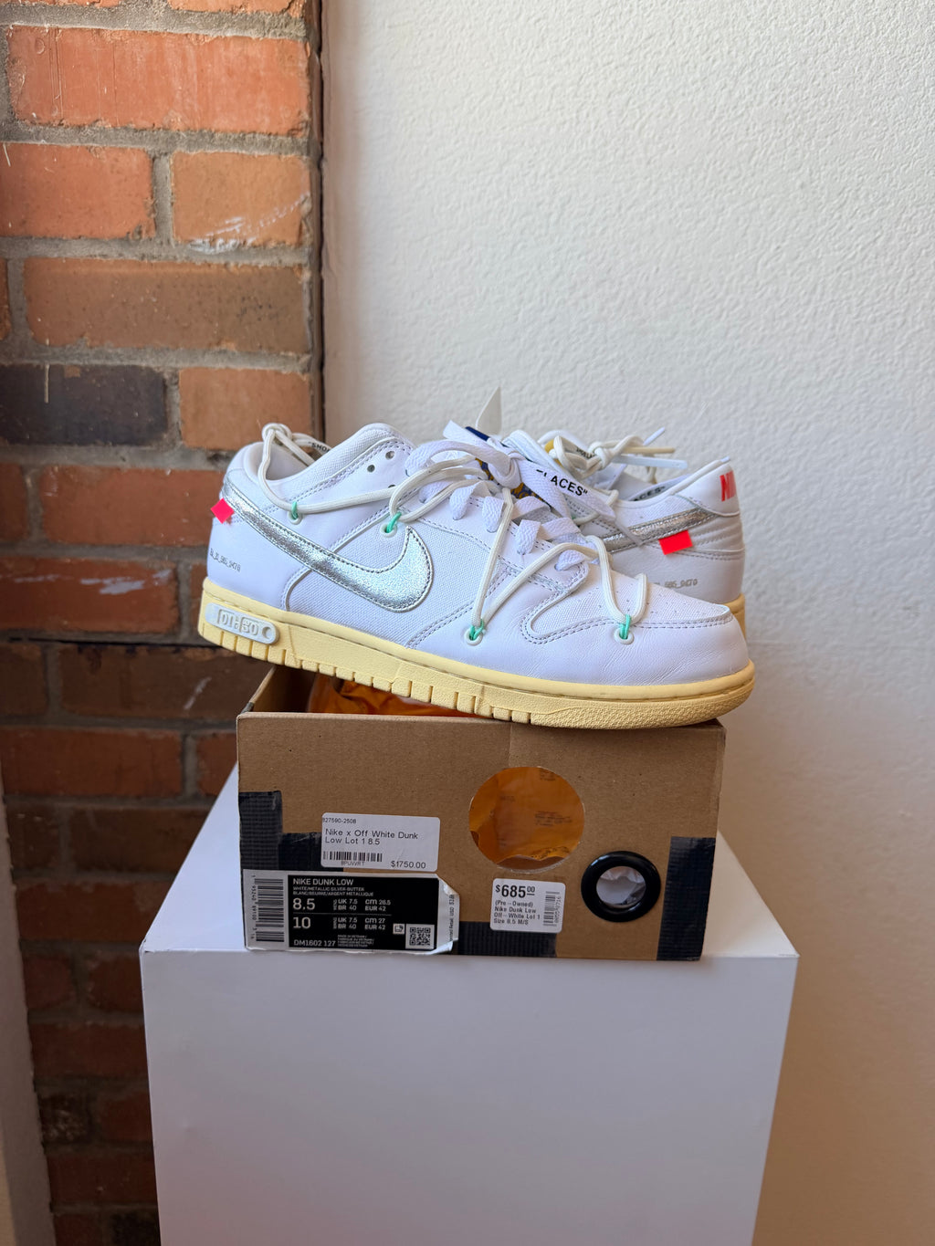Nike Dunk Off White Lot 01