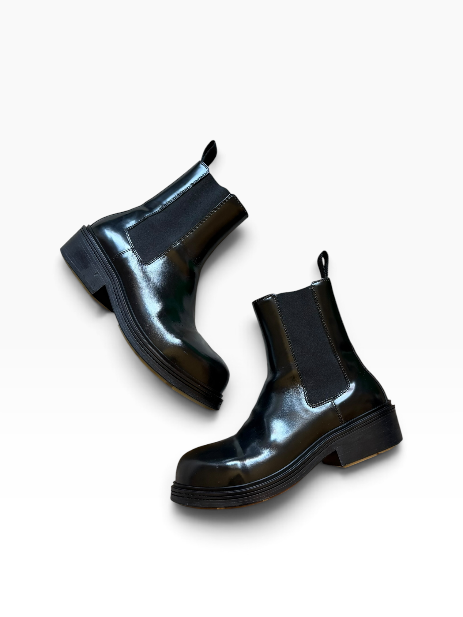 Bottega Veneta Black Chelsea Boot