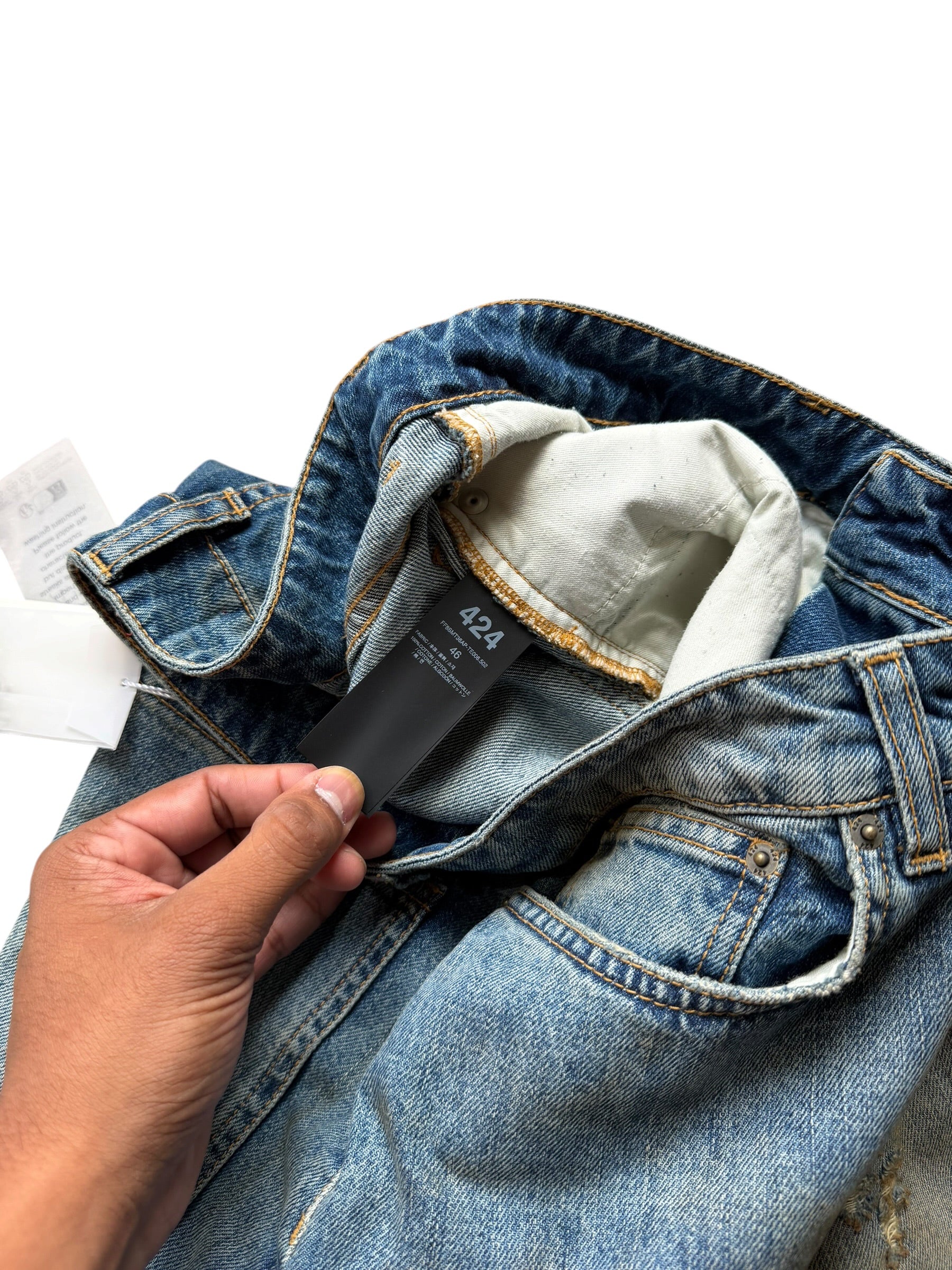 424 Medium Dirt Wash jeans