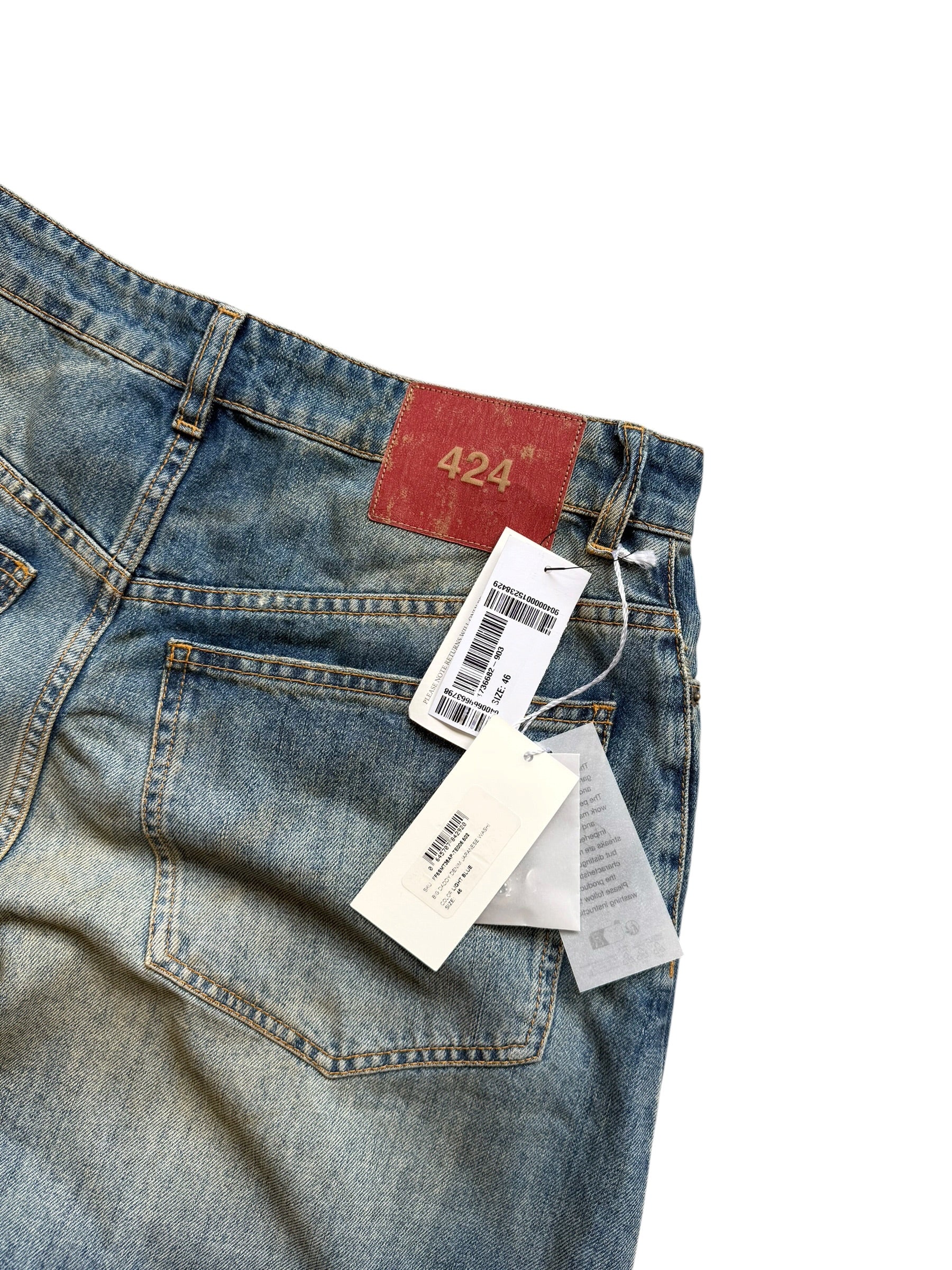 424 Medium Dirt Wash jeans