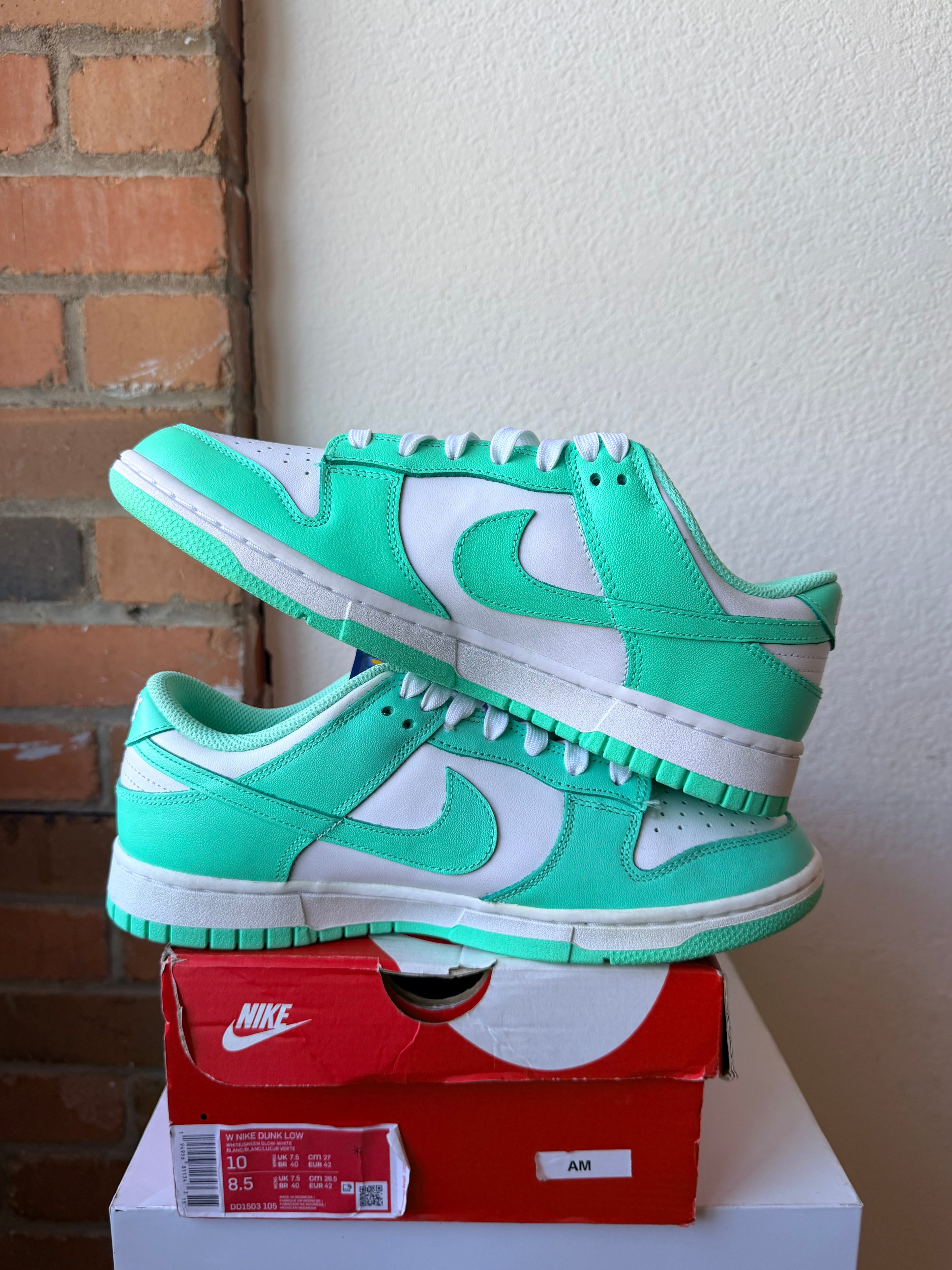 Nike Dunk Low Green /Glow White
