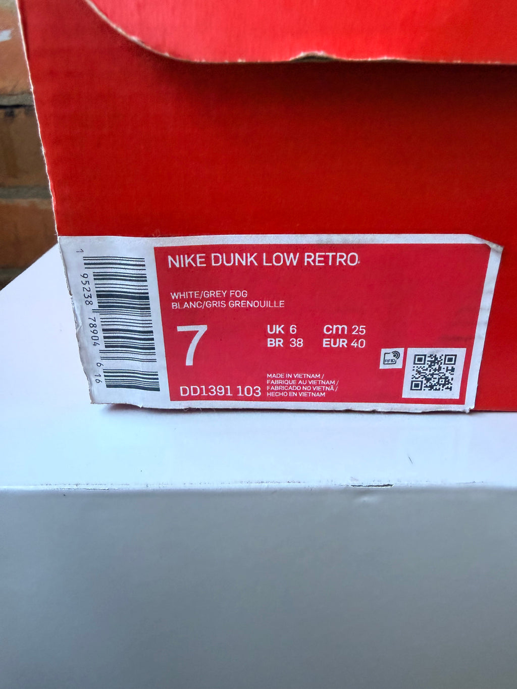 Nike Dunk Low Grey Fog
