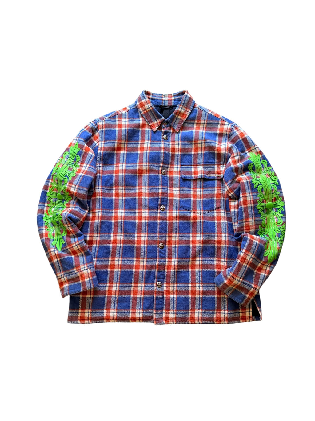 Chrome Heart Flannel Button Up
