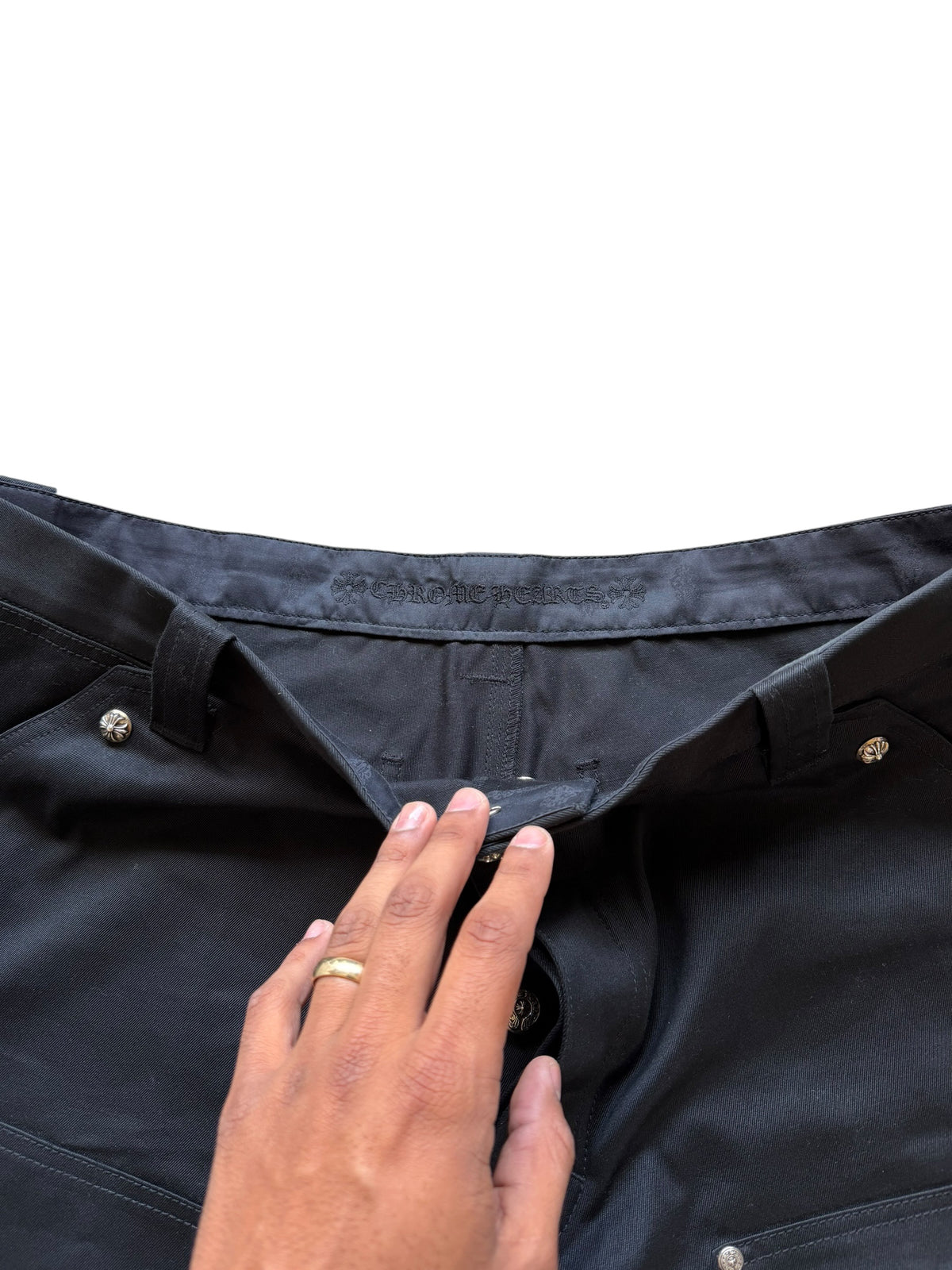 Chrome Heart Double Knee Shorts